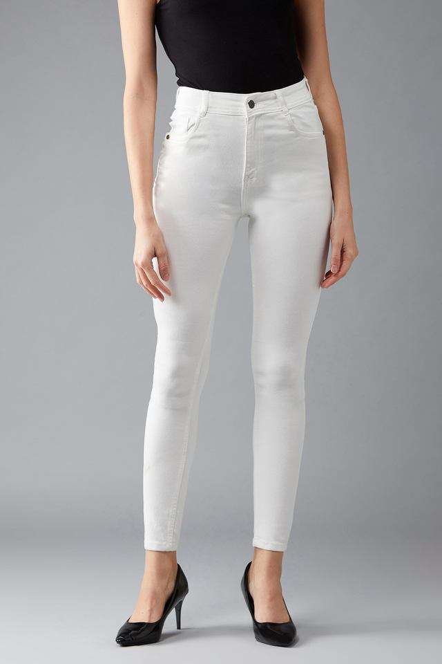 dolce crudo High Rise Bleach Wash Denim Skinny Fit Women's Jeans-picture-27