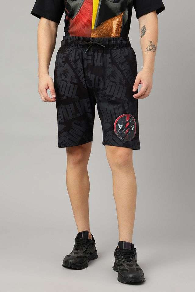 Solid-Cotton-Regular-Fit-Men-s-Shorts