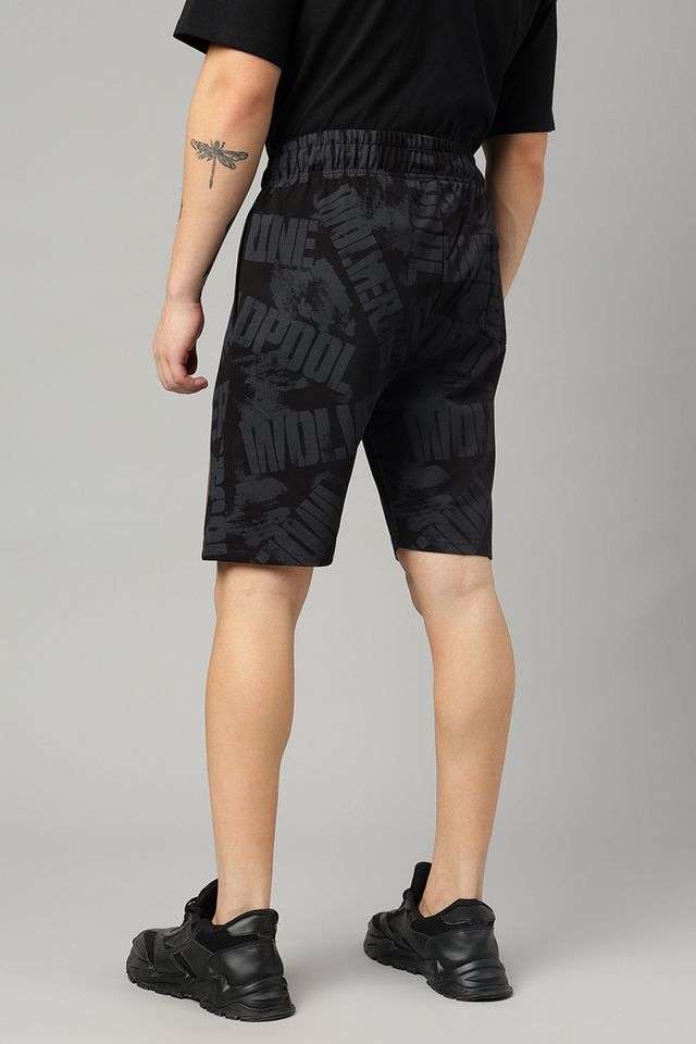 Solid-Cotton-Regular-Fit-Men-s-Shorts