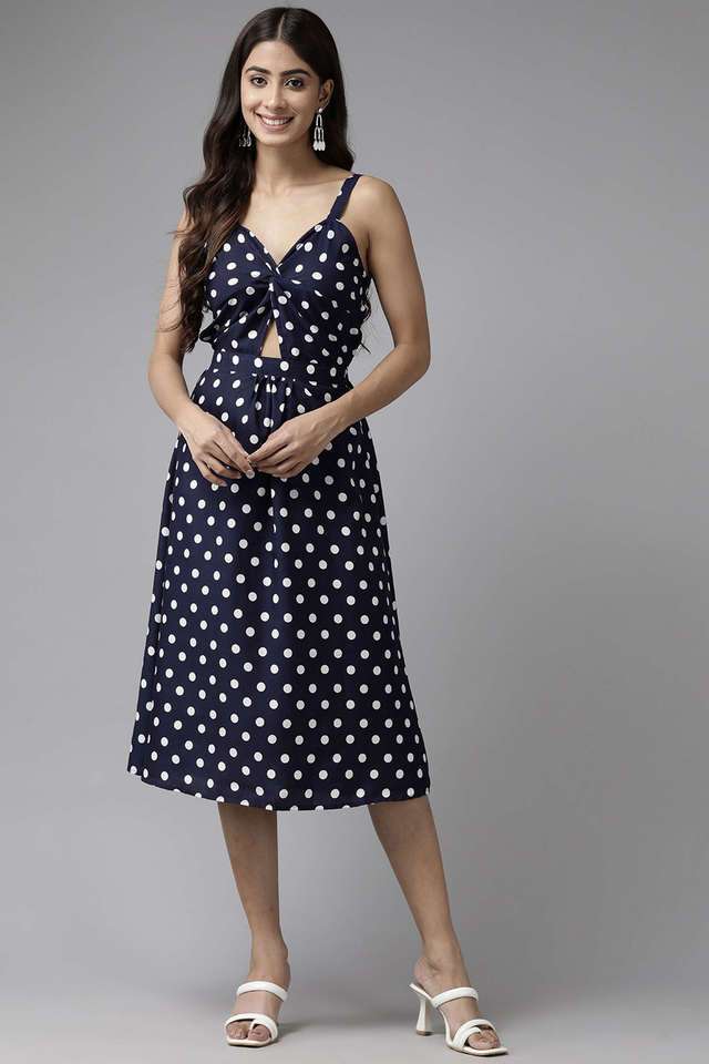 aarika Printed Sweetheart Neck Crepe Women Dress-picture-33