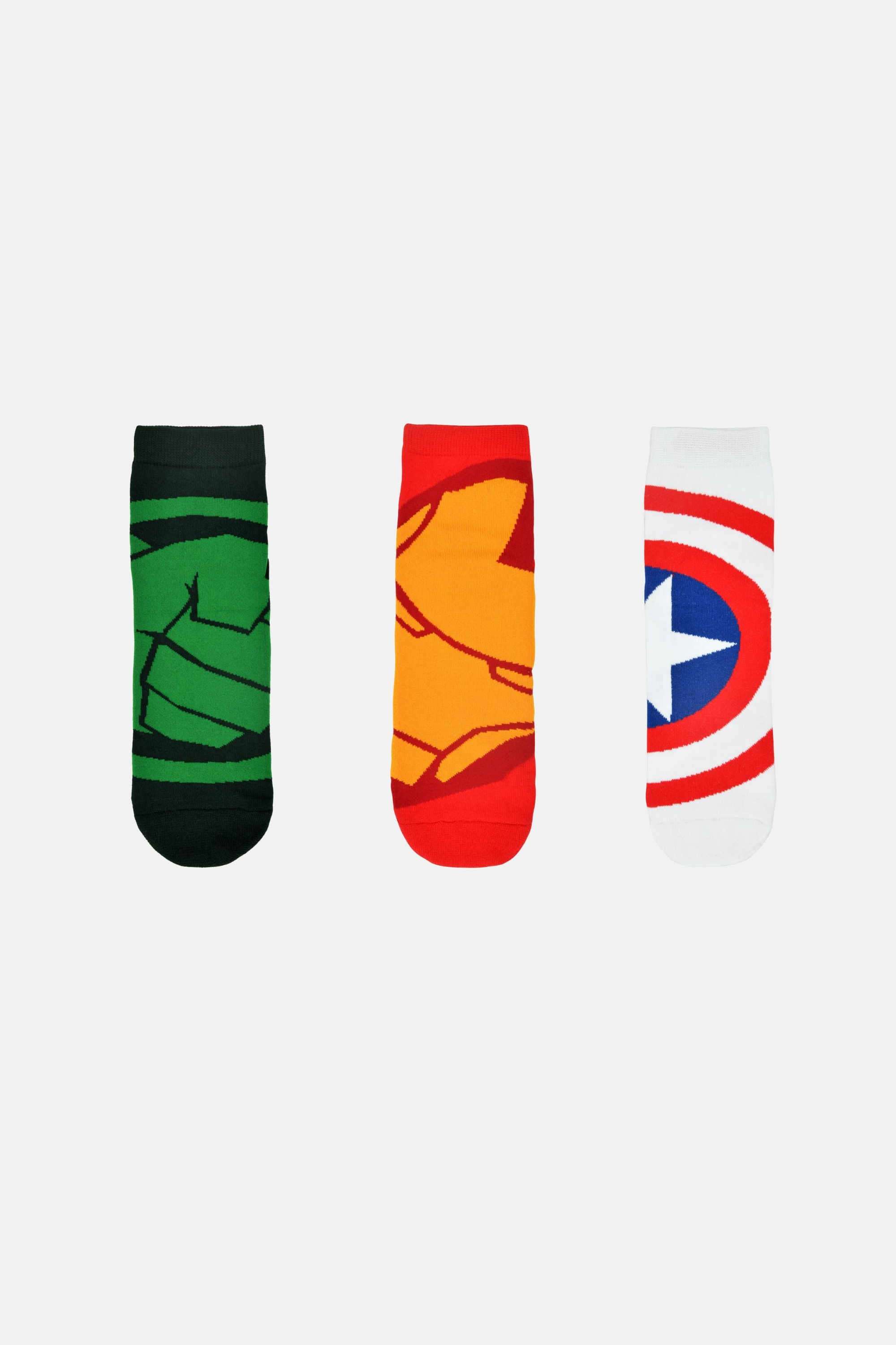 Men-s-Marvel-Avengers-Themed-Ankle-Socks