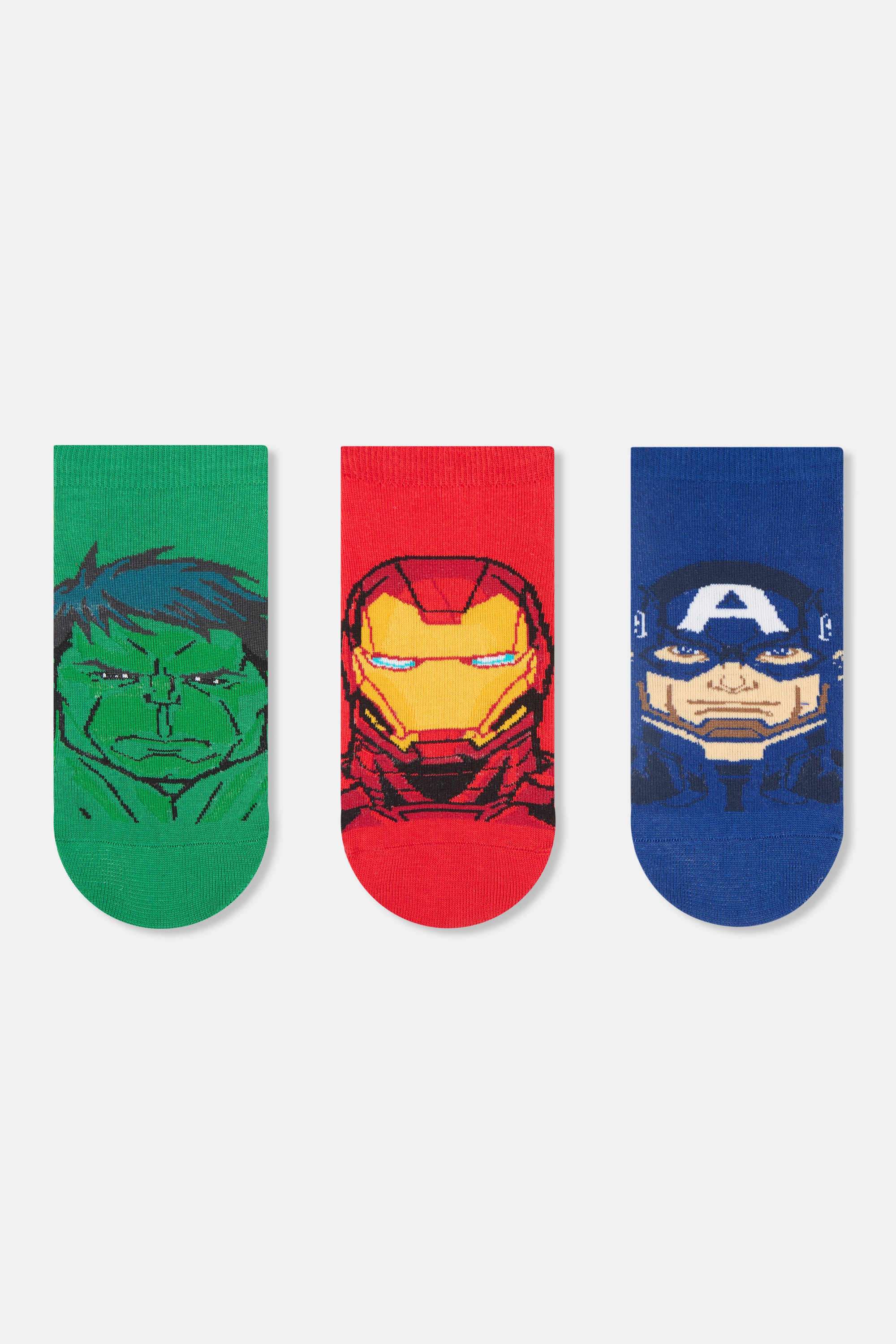 Men-s-Marvel-Character-Themed-Ankle-Socks