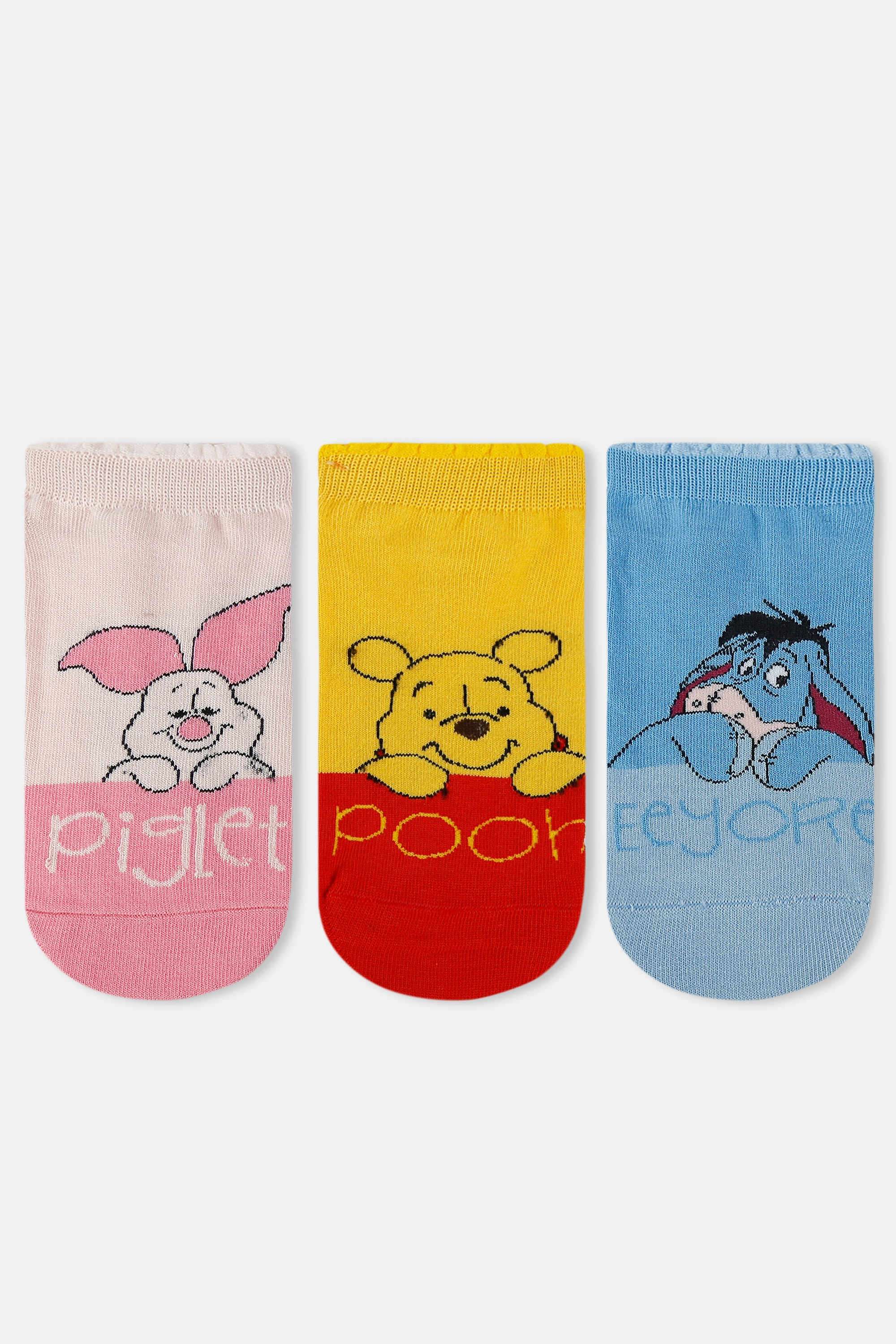 Women-s-Winnie-The-Pooh-Themed-Ankle-Socks
