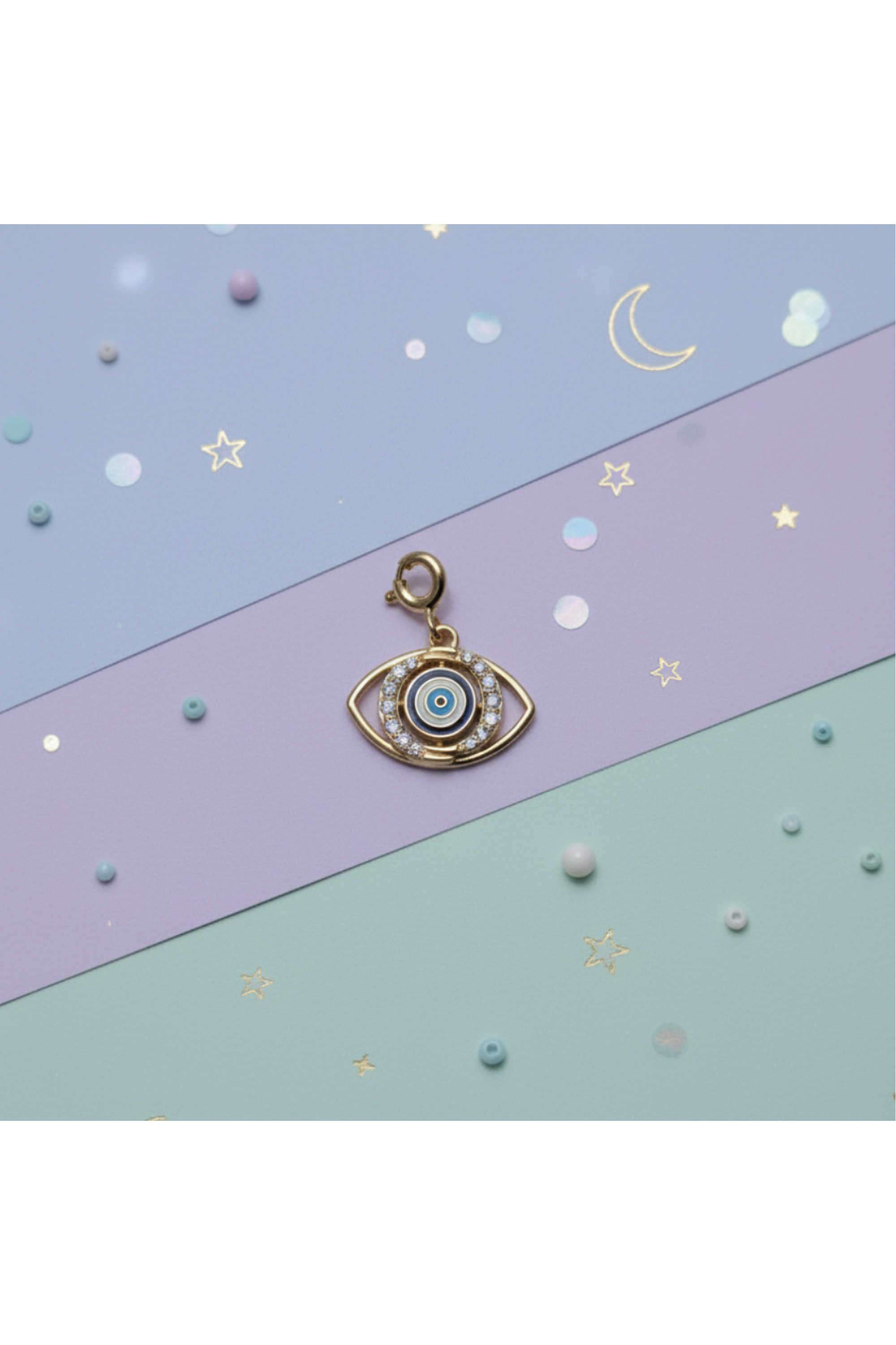 925-Silver-Gold-Plated-Evil-Eye-Charm