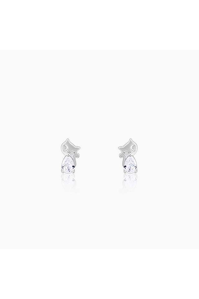 Silver-Kitty-Earrings