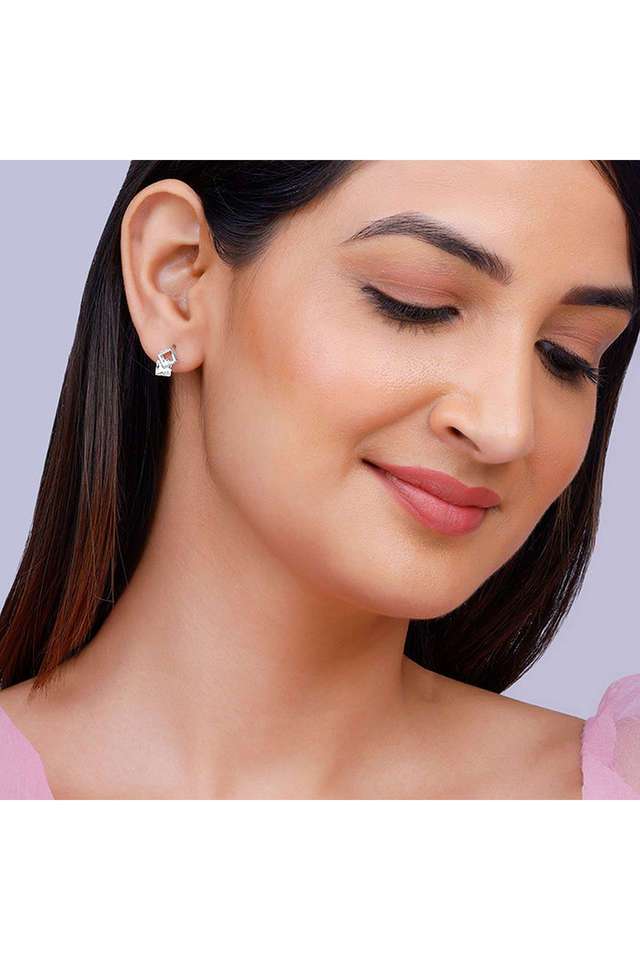 Silver-Quadrangle-Earrings