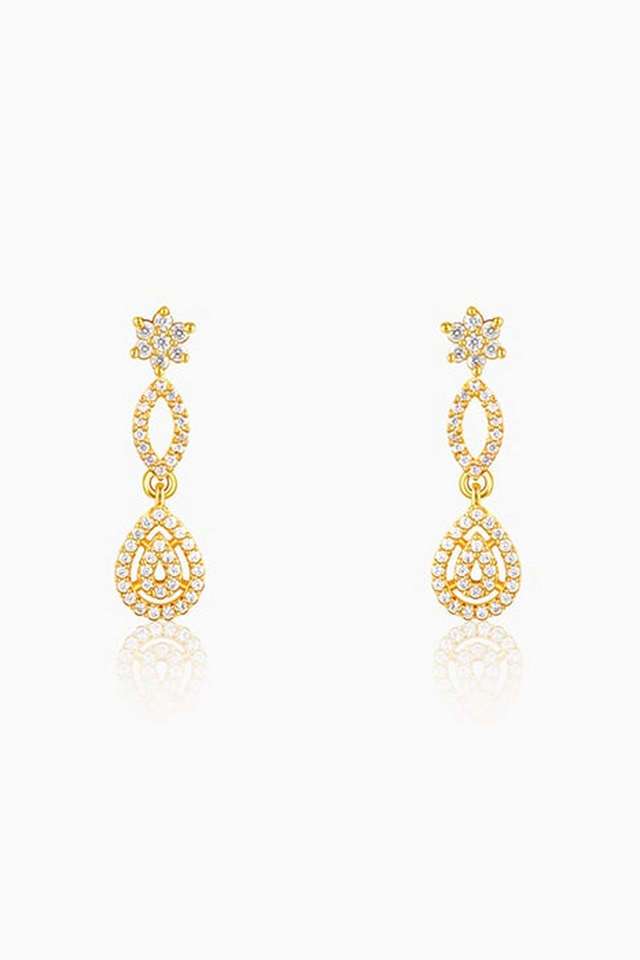 Golden-Zircon-Shine-Elegant-Earrings