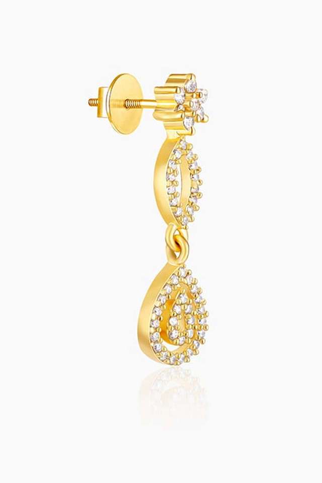 Golden-Zircon-Shine-Elegant-Earrings