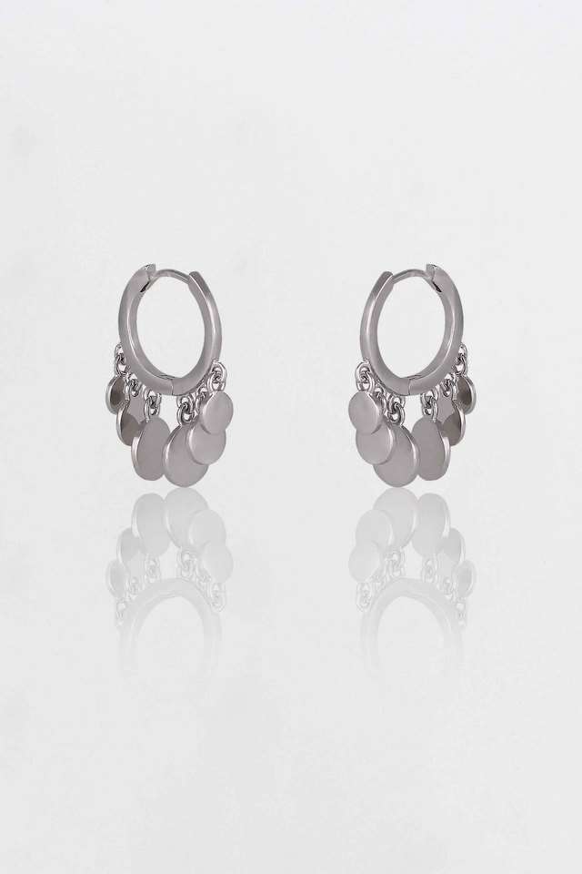 Cubic-Zirconia-Silver-Hook-Clasp-Womens-Earrings