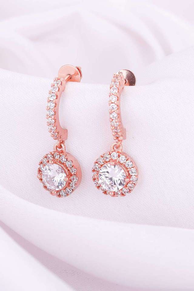 Rose-Gold-Zircon-Drizzle-Drop-Earrings