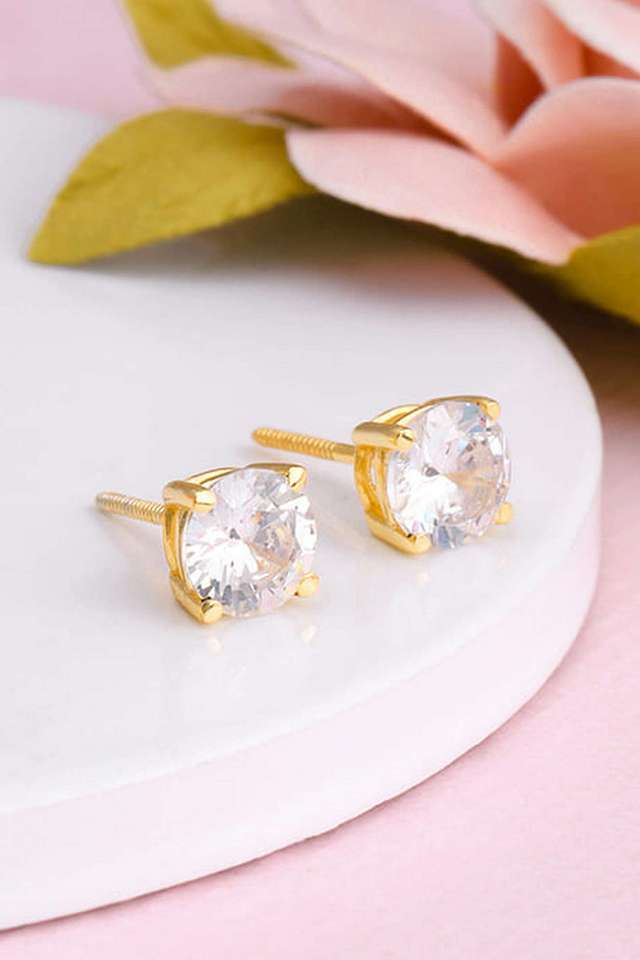 Golden-Zircon-Earrings