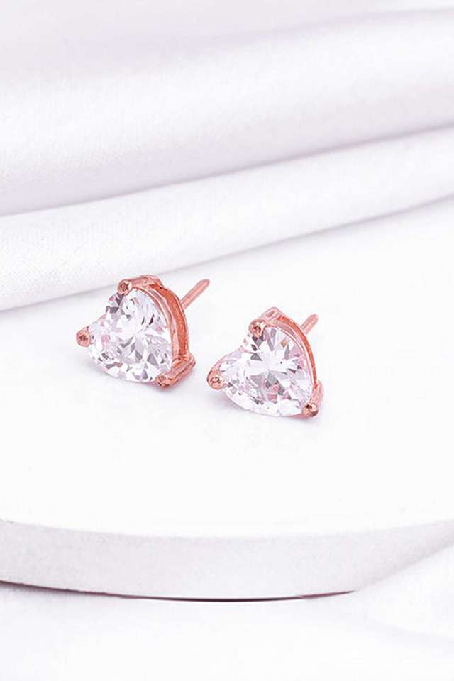 Rose-Gold-Solitaire-Heart-Studs