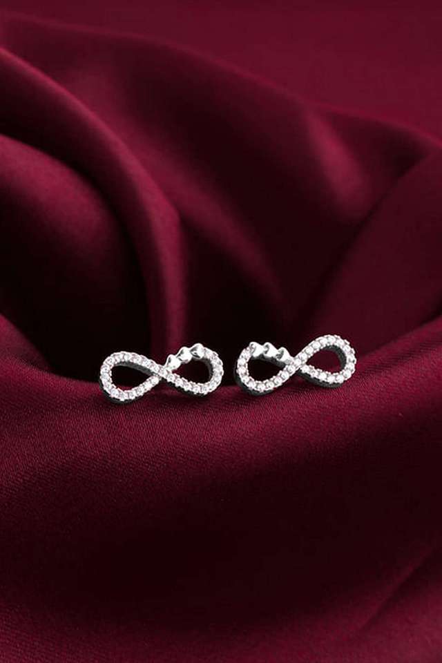 Silver-Infinity-Heart-Earrings