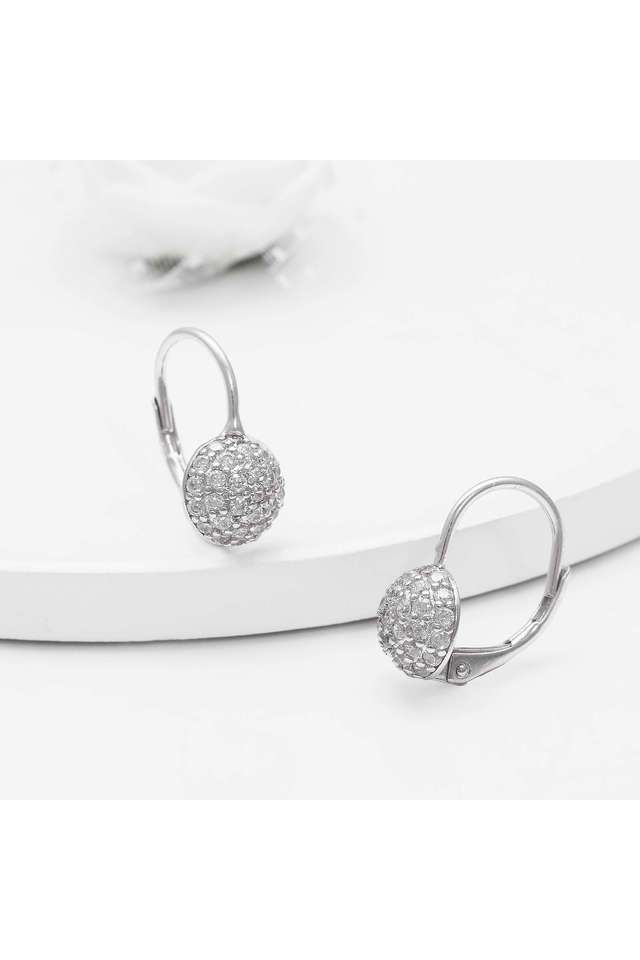 Silver-Zircon-Sparkle-Drop-Earrings