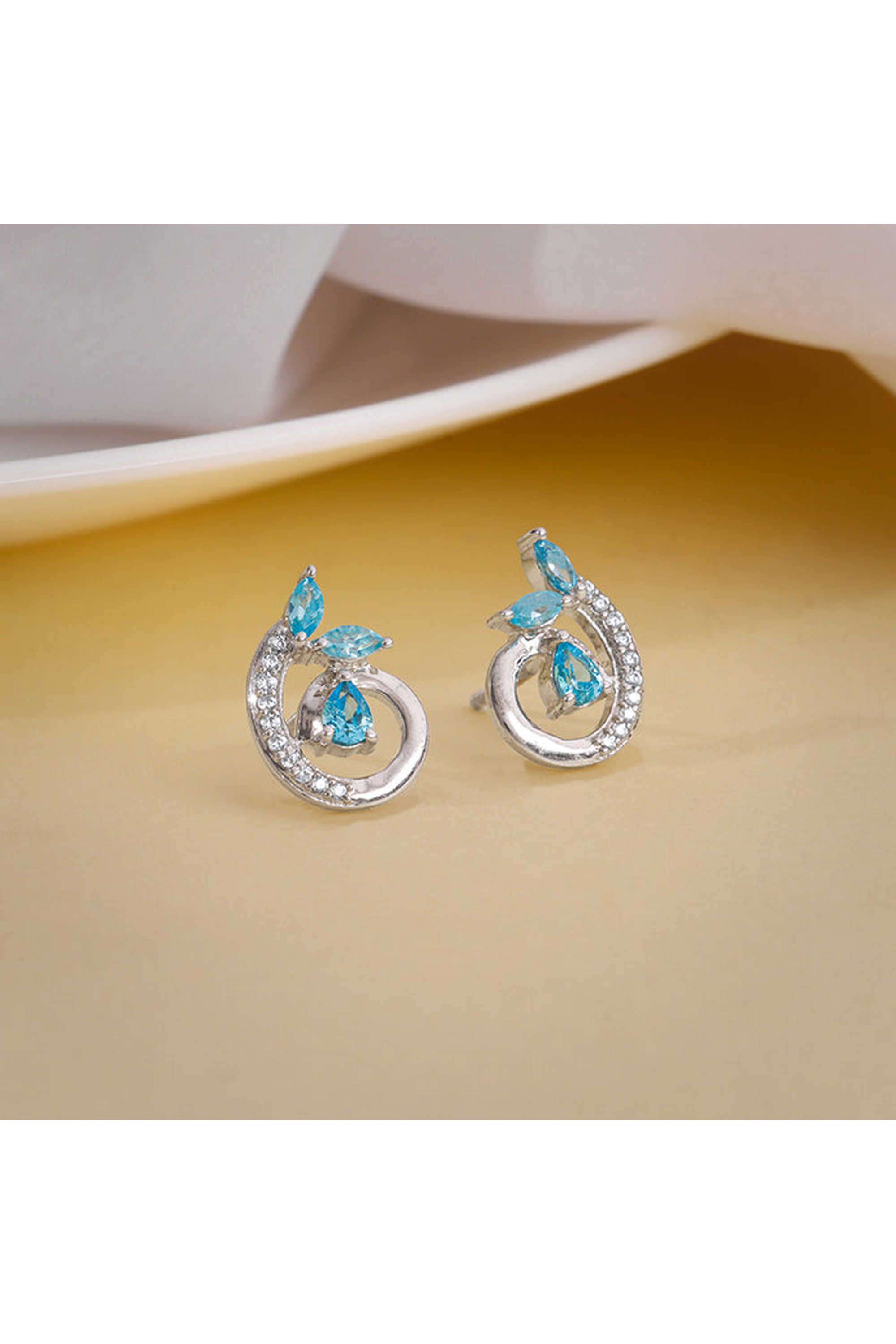 Classic-Collection-Silver-Party-Wear-Earrings-Women