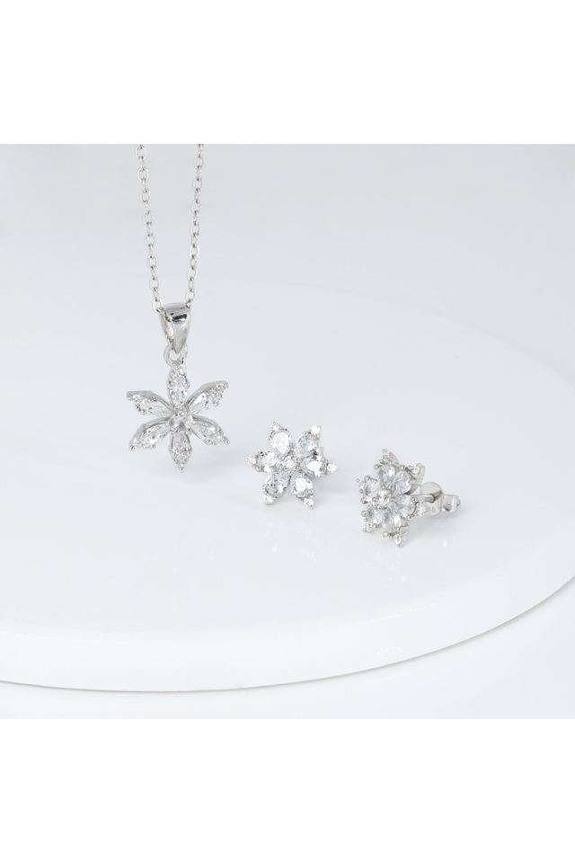 Stylish-925-Silver-Silver-Western-Jewellery-Set
