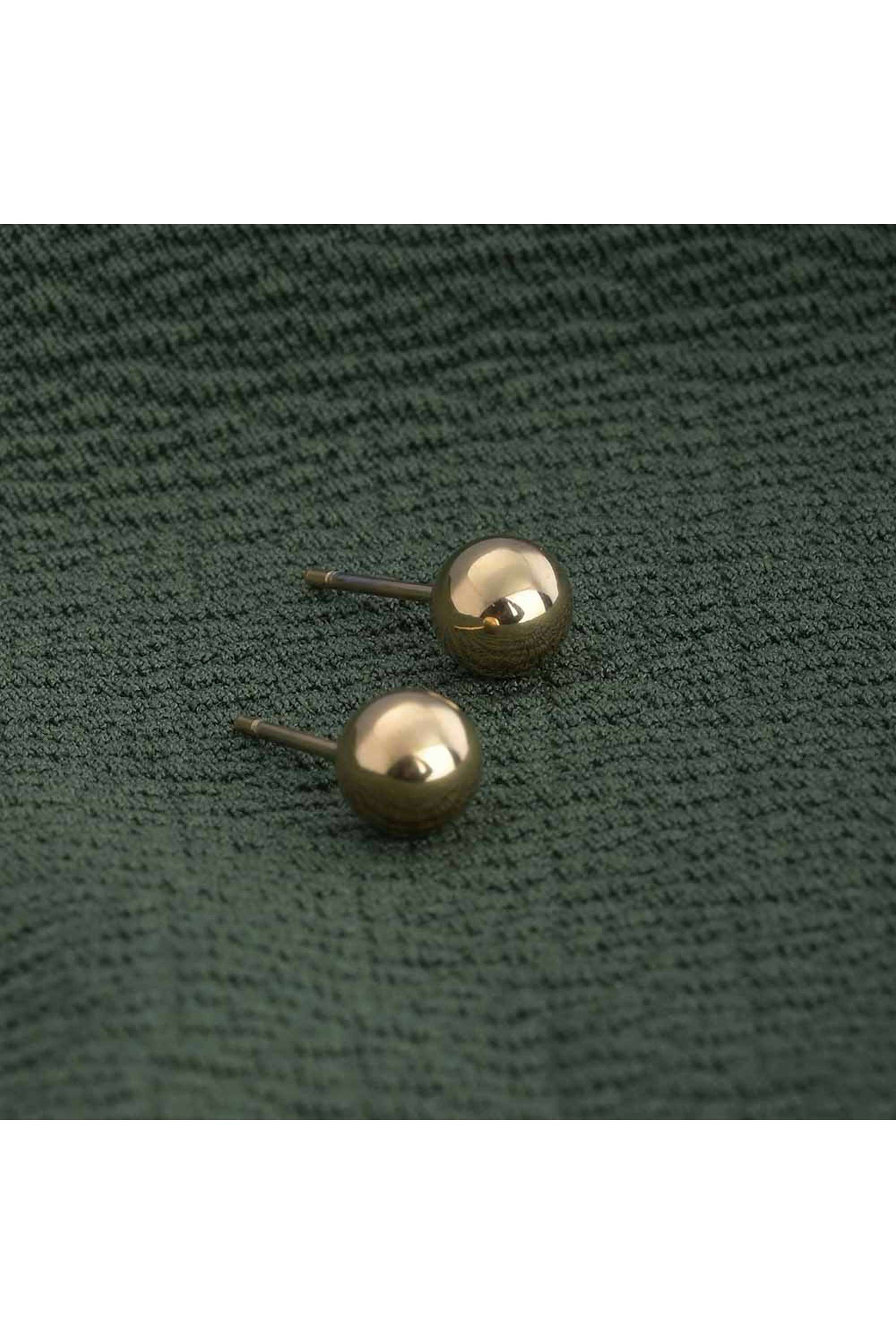 18k-Gold-Plated-Plain-Ball-Stud-Earrings-for-Womens-Waterproof-&-Anti-Tarnish