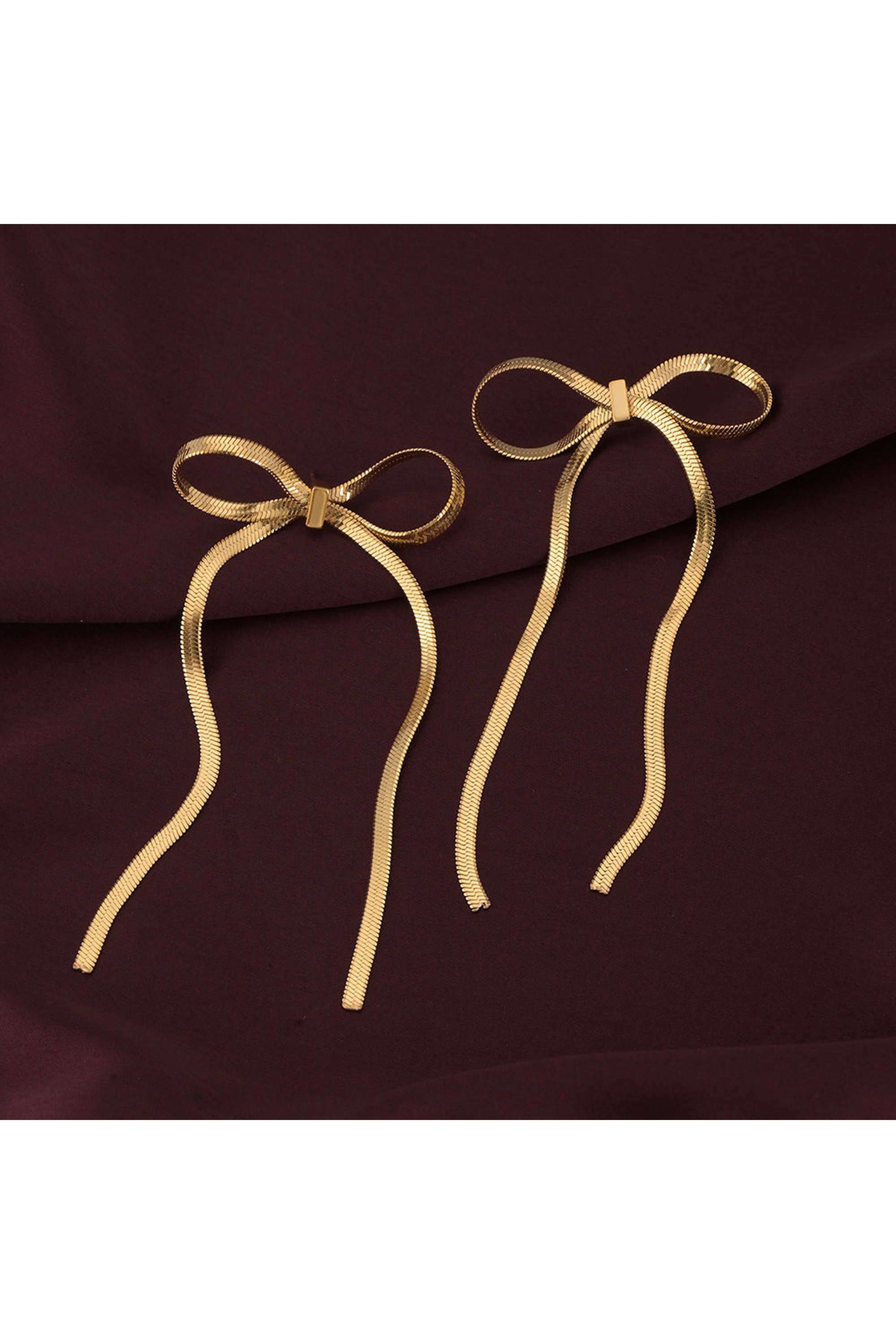 18k-Gold-Plated-Golden-Bows-Drop-Earrings-for-Womens-Waterproof-&-Anti-Tarnish