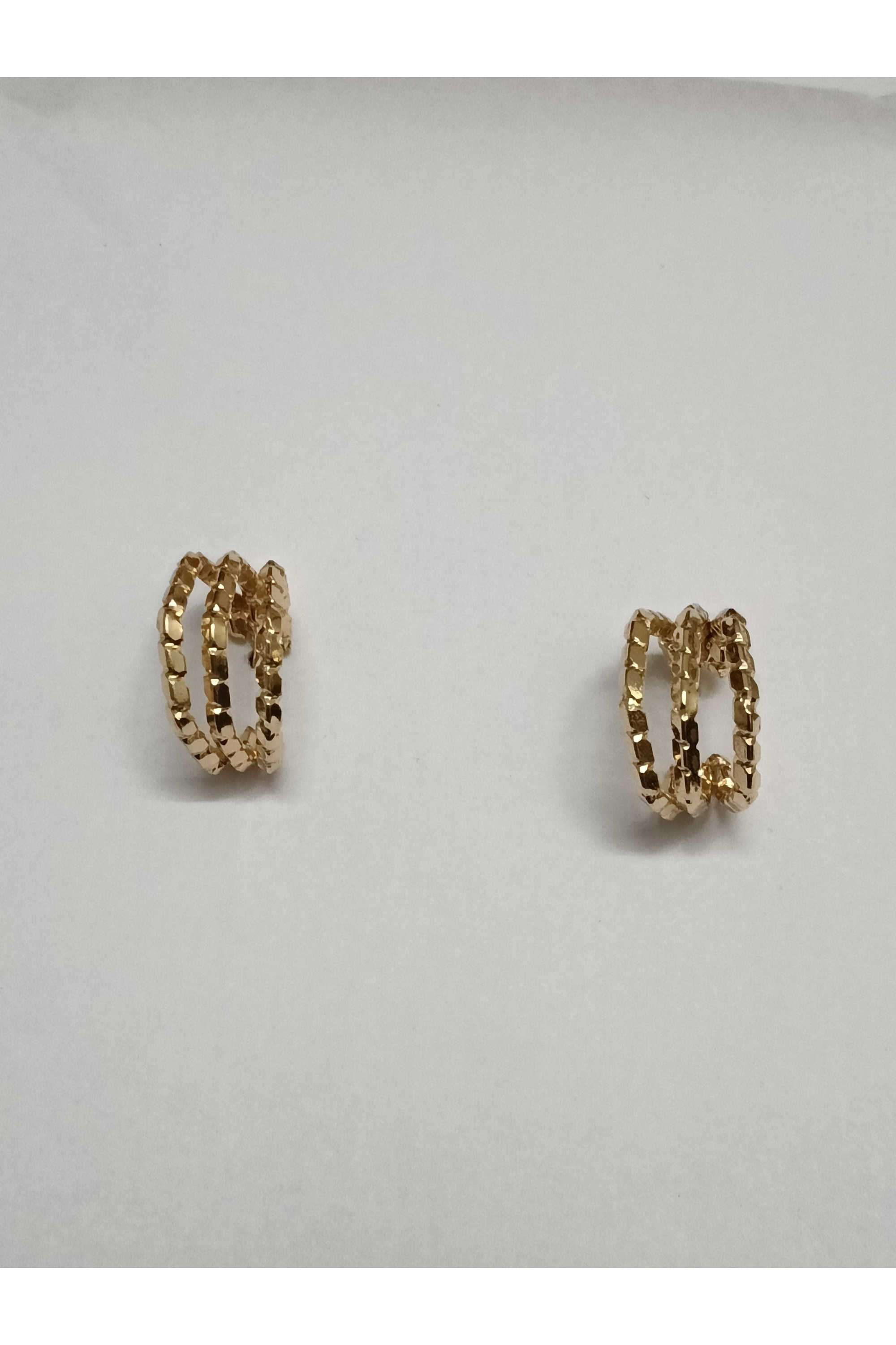 No-Gemstone-Metal-Casual-Wear-Women-Earrings