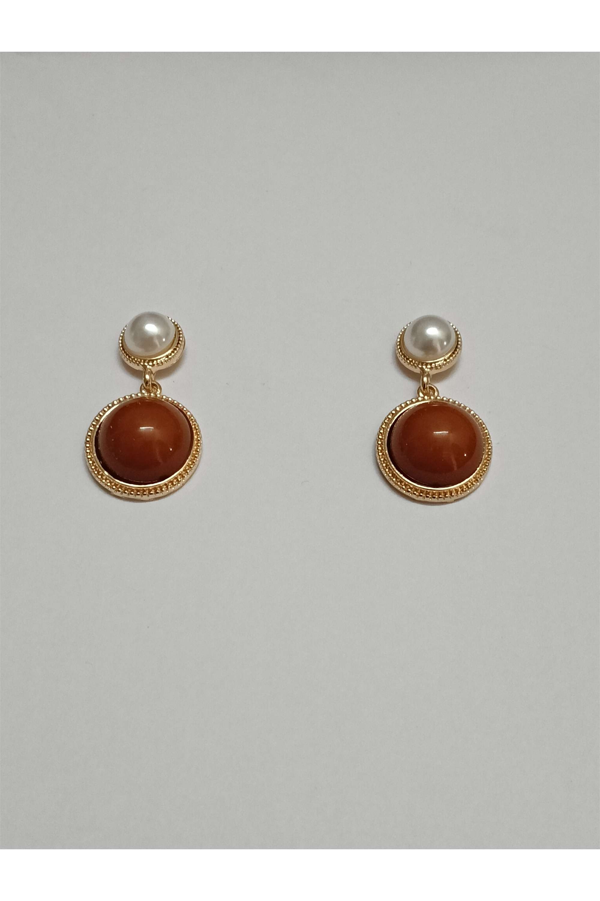 Pearl-Metal-Casual-Wear-Women-Earrings