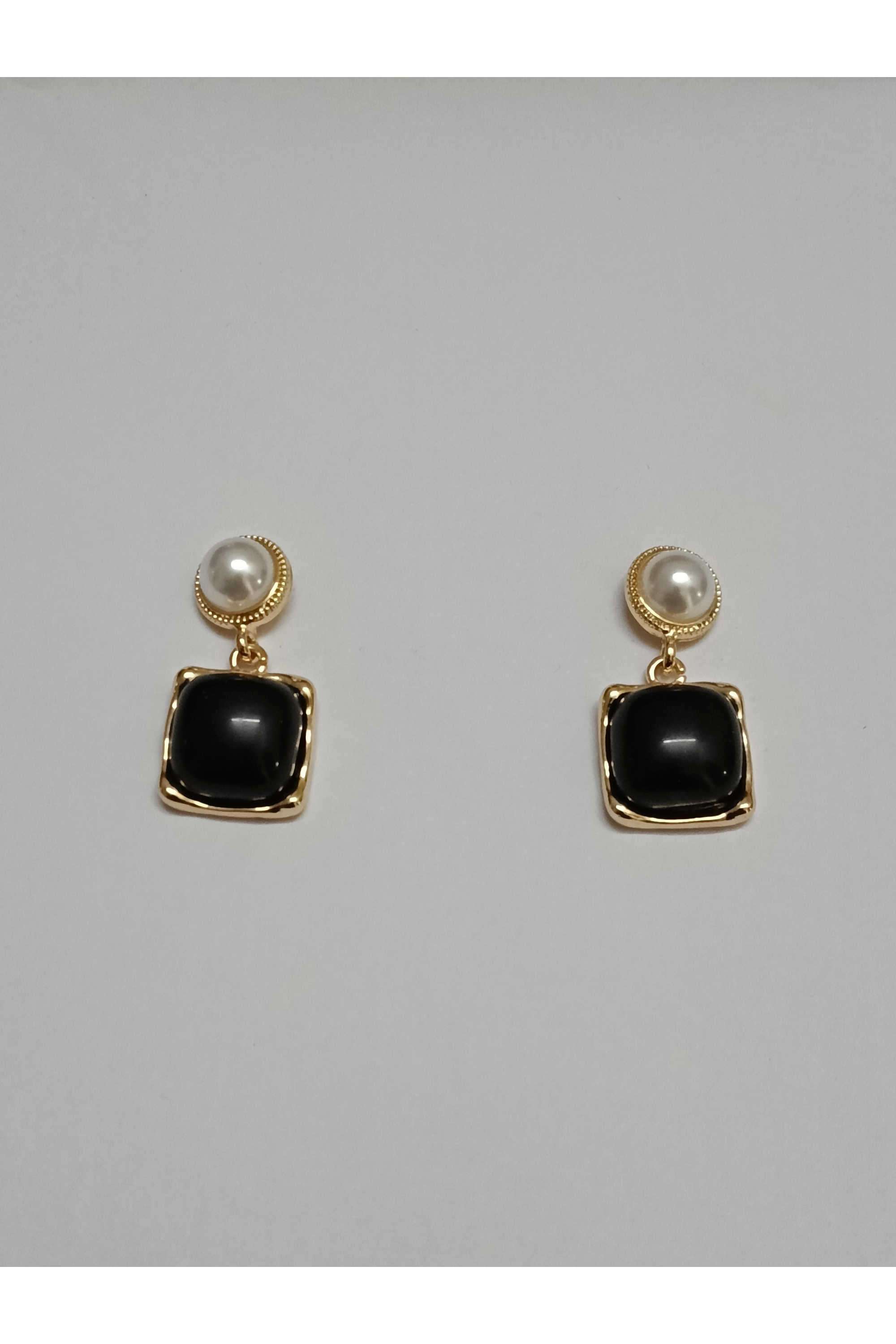Pearl-Metal-Casual-Wear-Women-Earrings