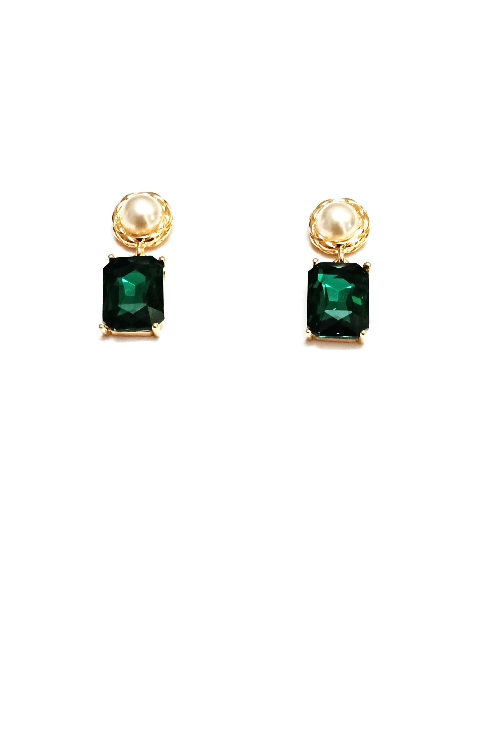Pearl-Metal-Casual-Wear-Women-Earrings