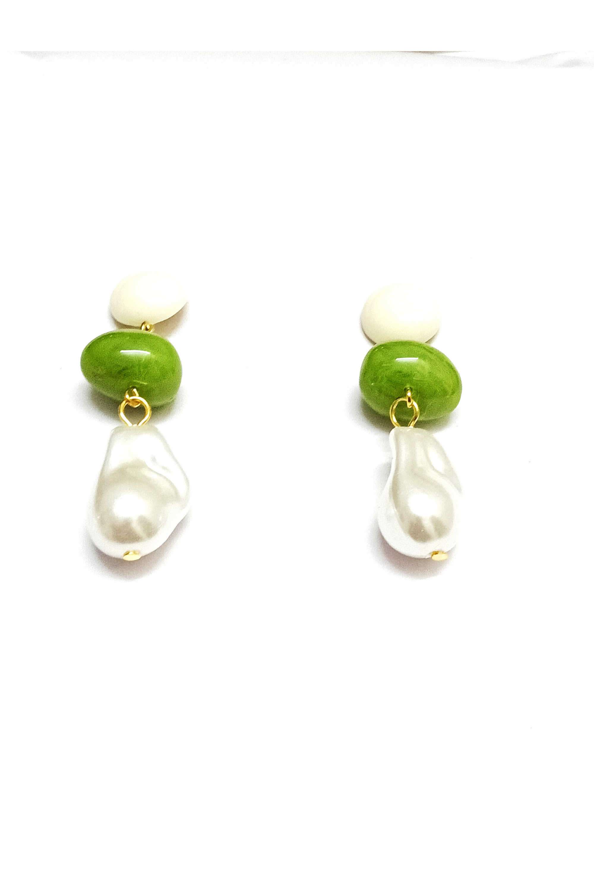 Pearl-Metal-Casual-Wear-Women-Earrings