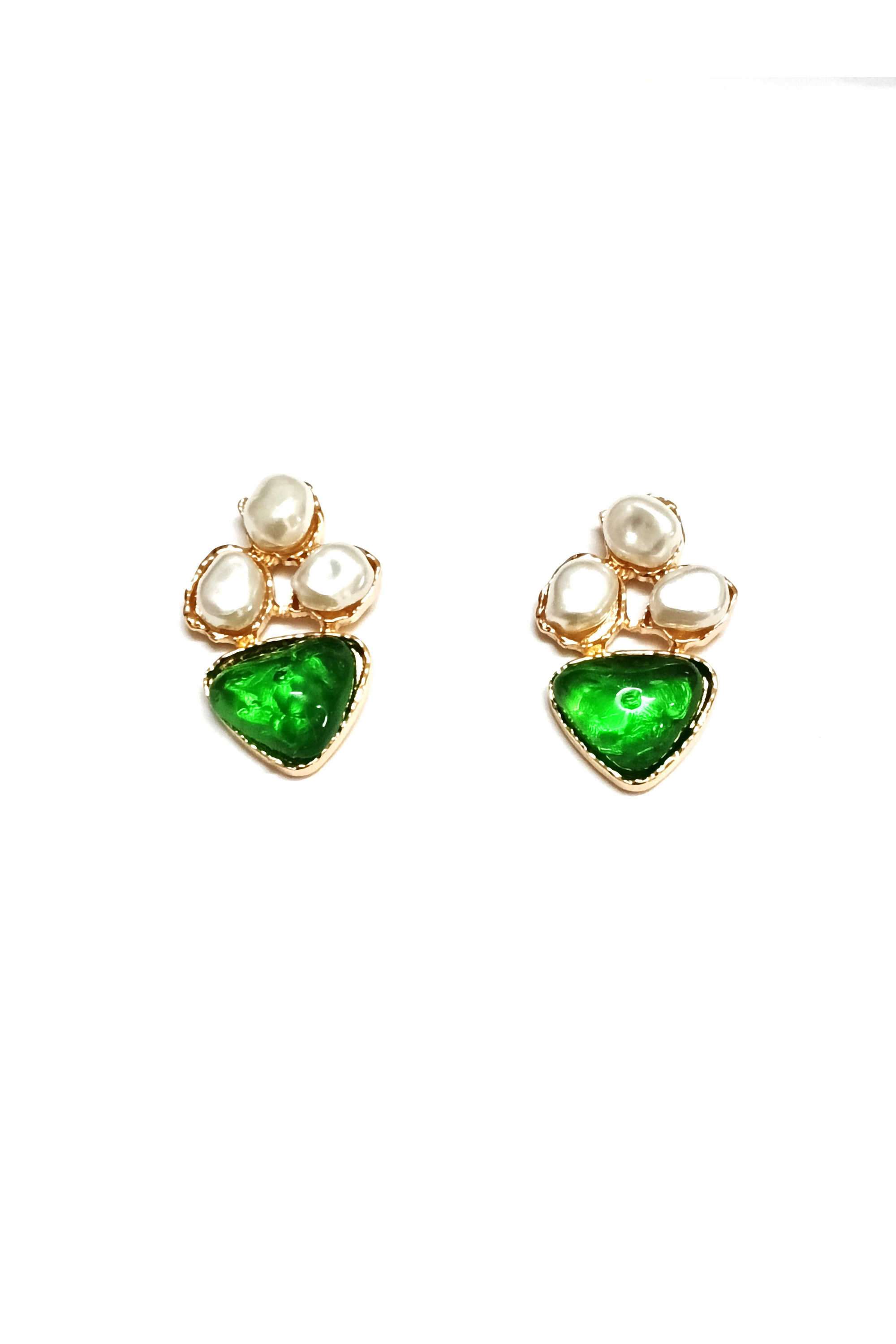 Pearl-Metal-Casual-Wear-Women-Earrings