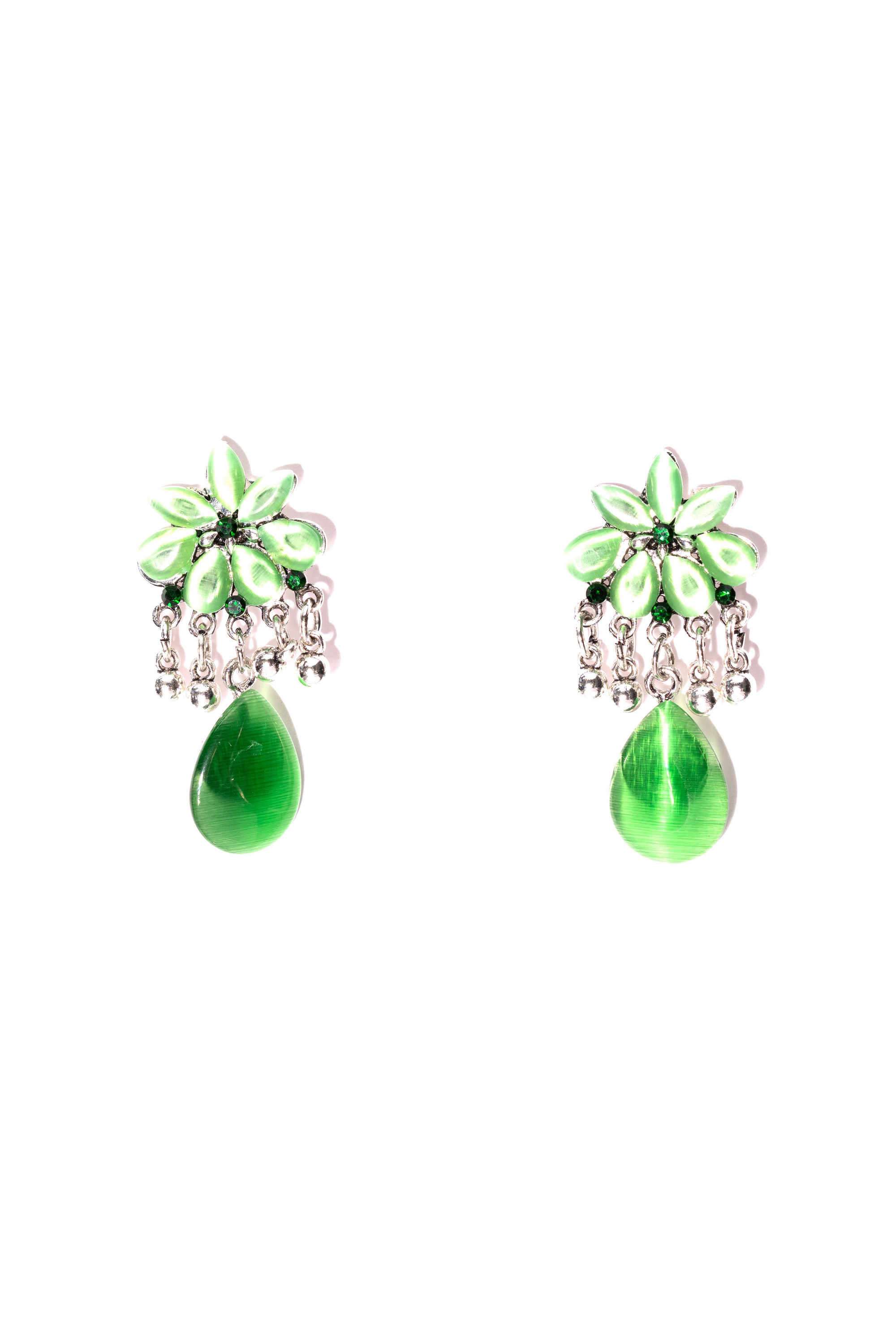 Cubic-Zirconia-Metal-Casual-Wear-Women-Earrings