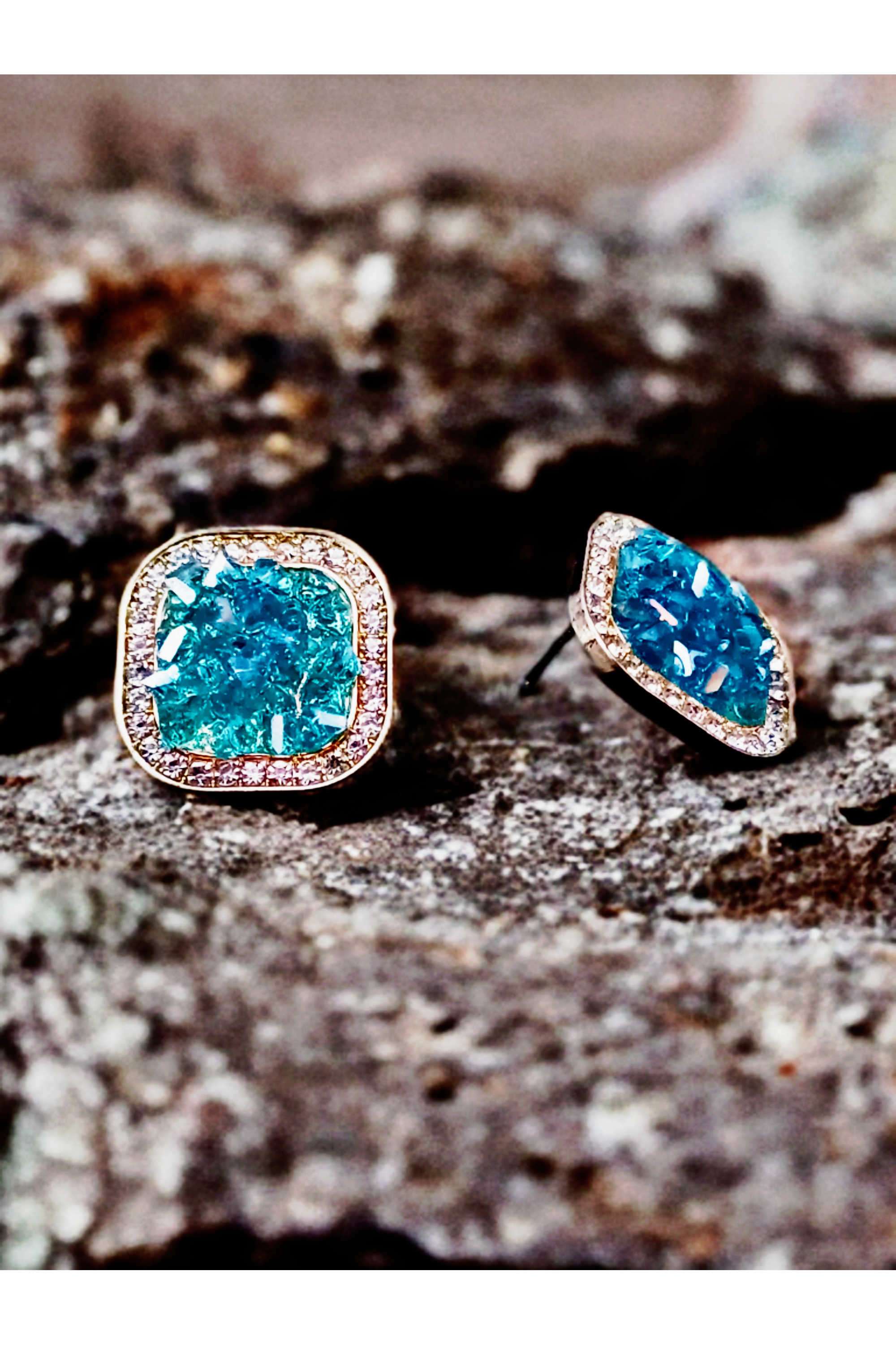 Metal-Cubic-Zirconia-Casual-Wear-Women-Earrings