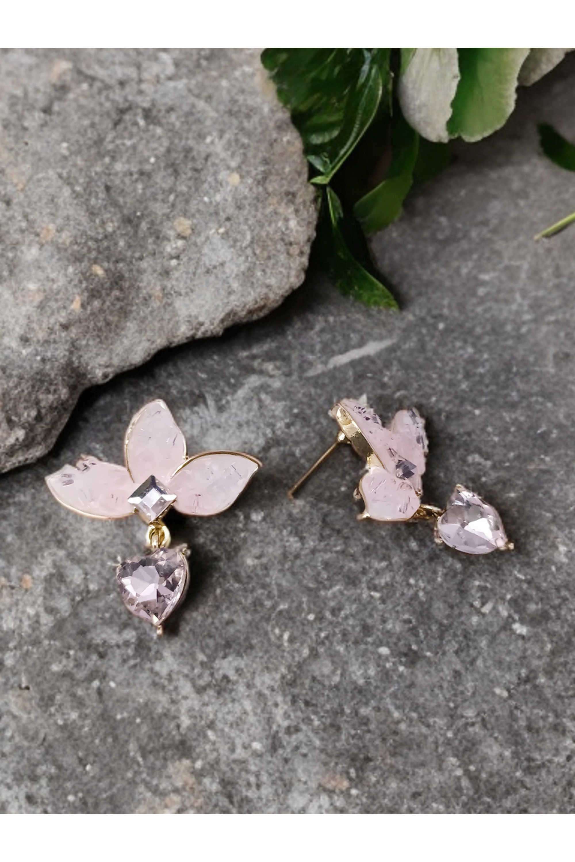 Metal-Cubic-Zirconia-Casual-Wear-Women-Earrings