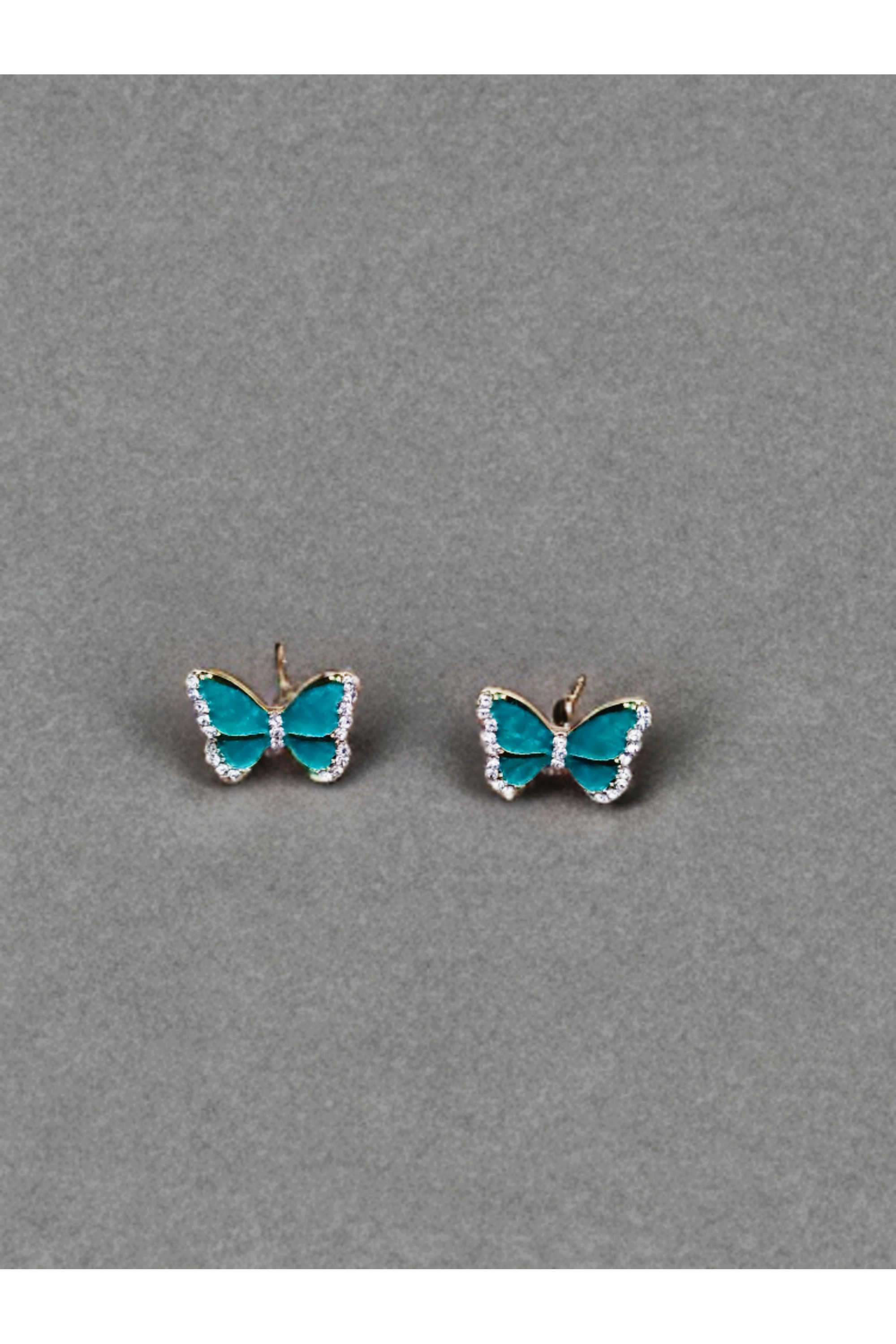 Metal-Cubic-Zirconia-Casual-Wear-Women-Earrings