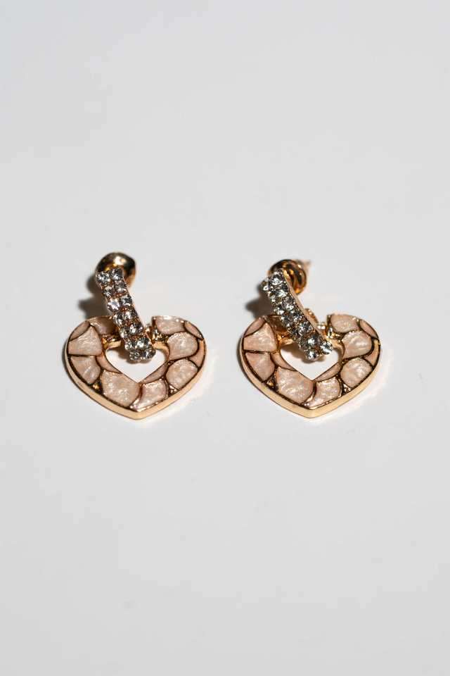 Alloy-Cubic-Zirconia-Push-&-Slide-Clasp-Women-s-Earrings