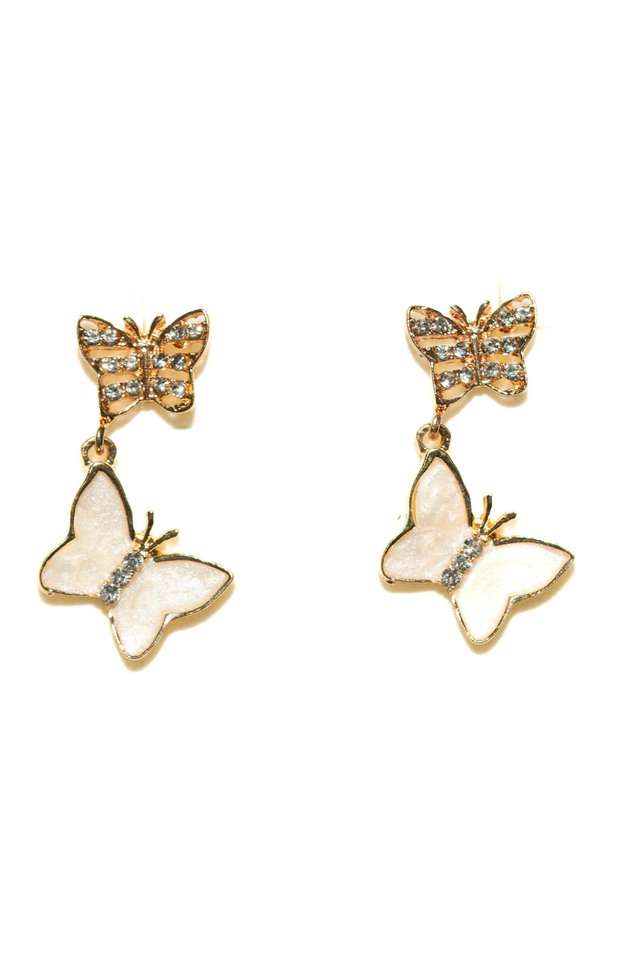 Alloy-Cubic-Zirconia-Push-&-Slide-Clasp-Women-s-Earrings