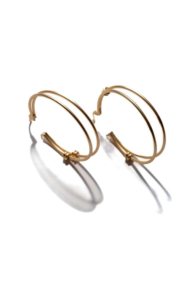 Accessories-Fashion-Jewellery-Gold-Plated-Earrings