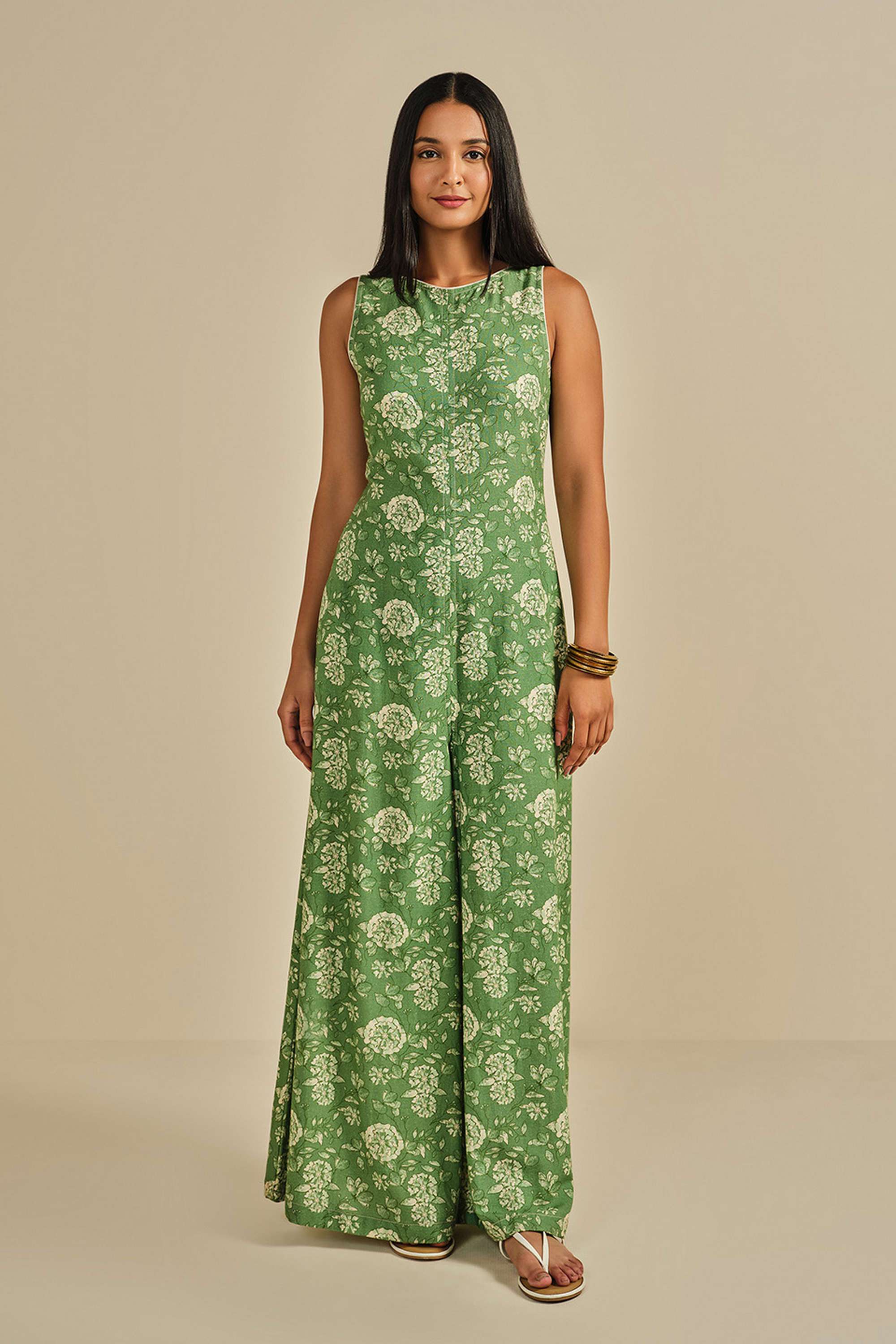 Floral-Viscose-Regular-Fit-Women-s-Jumpsuit