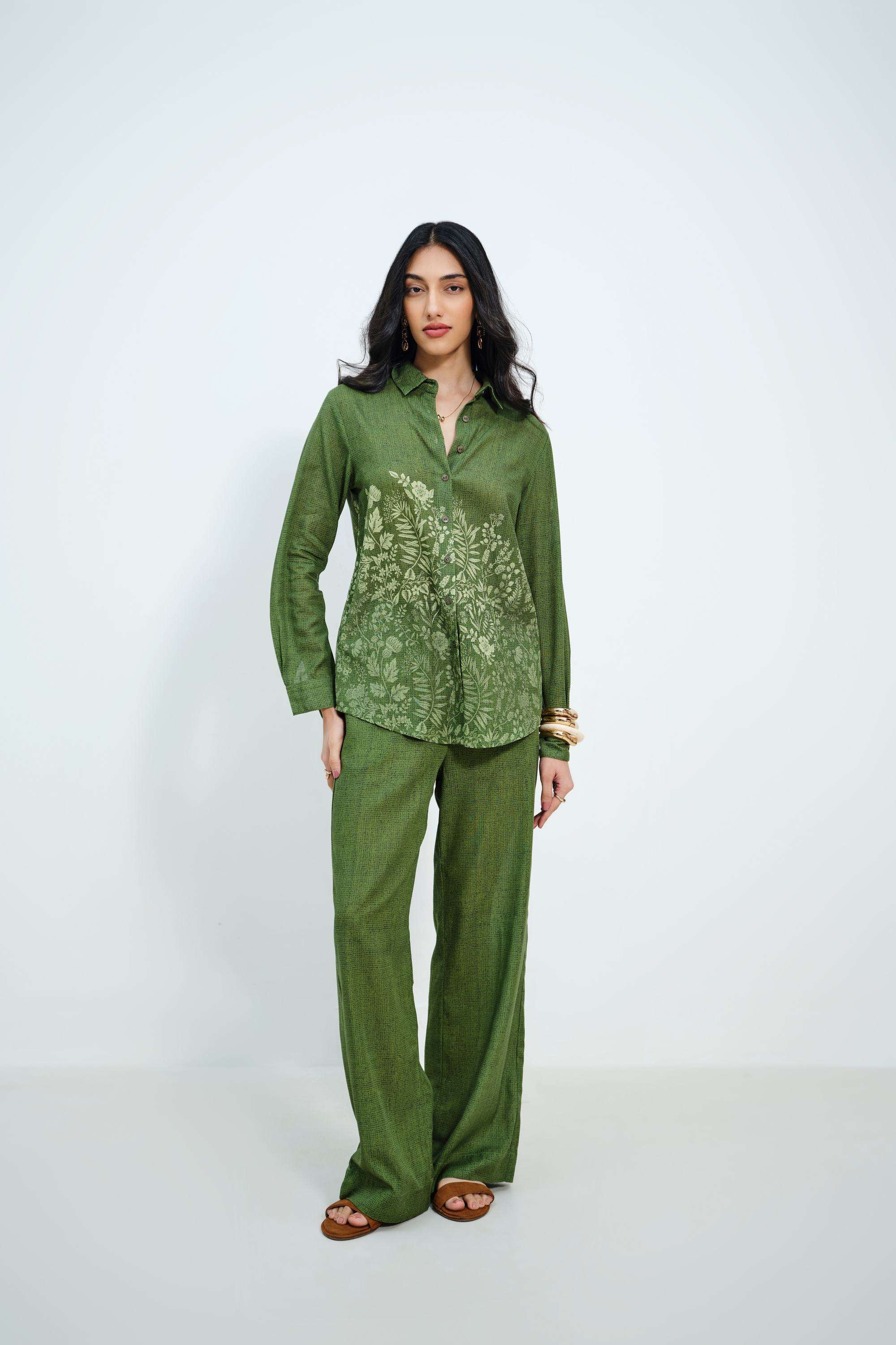 Textured-Blended-Fabric-Women-s-Festive-Wear-Co-Ord-Set