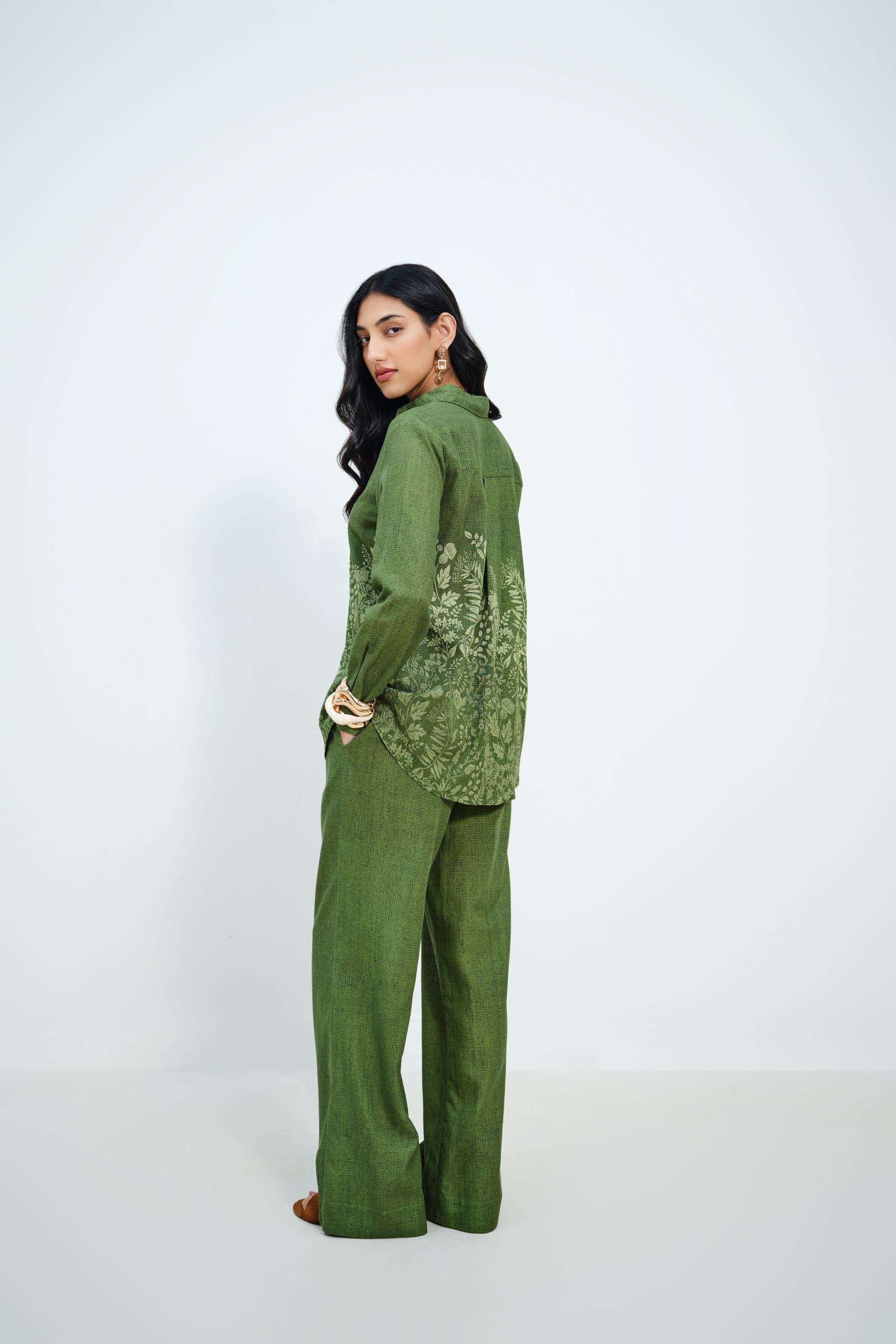 Textured-Blended-Fabric-Women-s-Festive-Wear-Co-Ord-Set