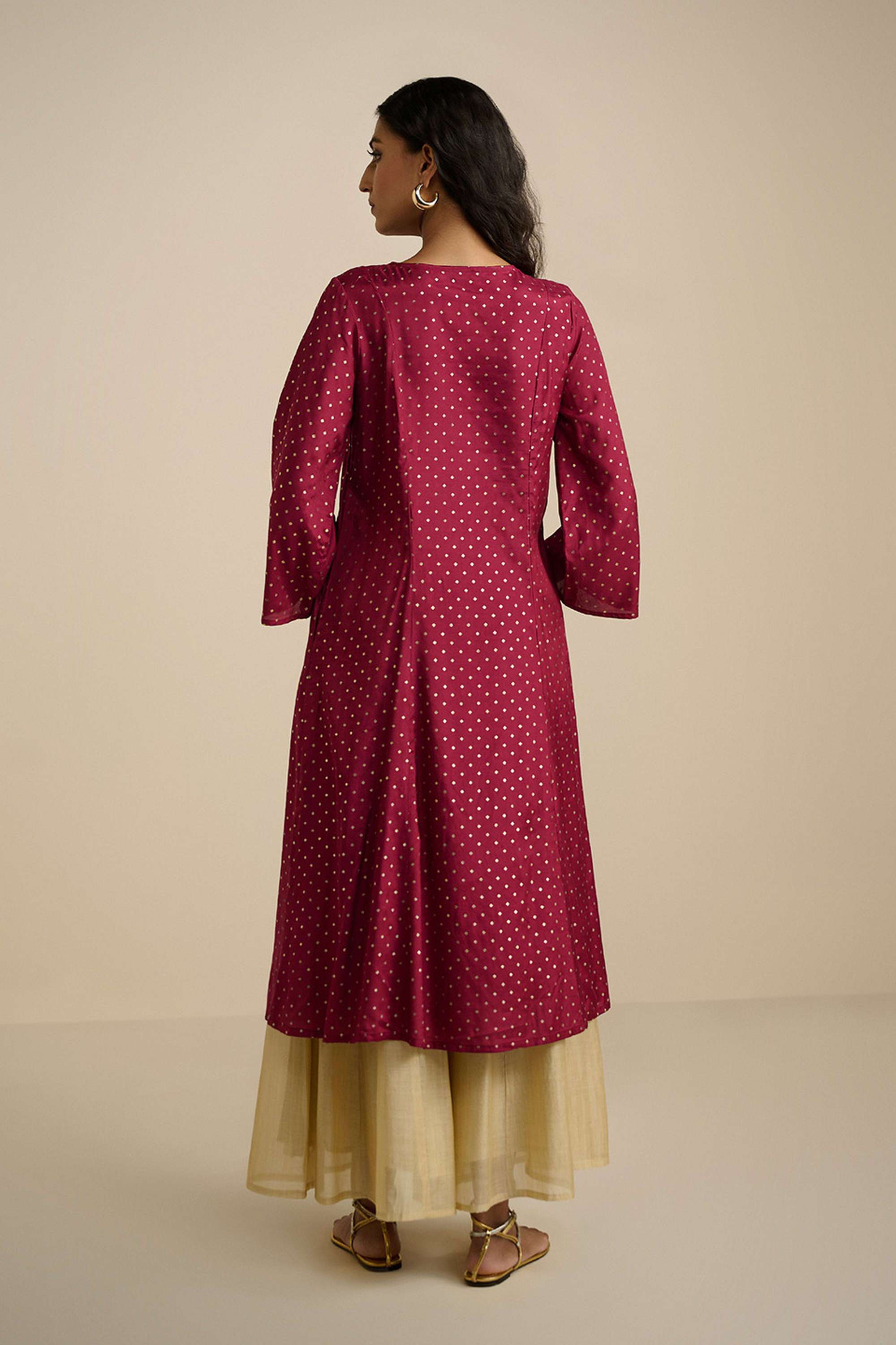 Printed-Viscose-Round-Neck-Women-s-Kurta