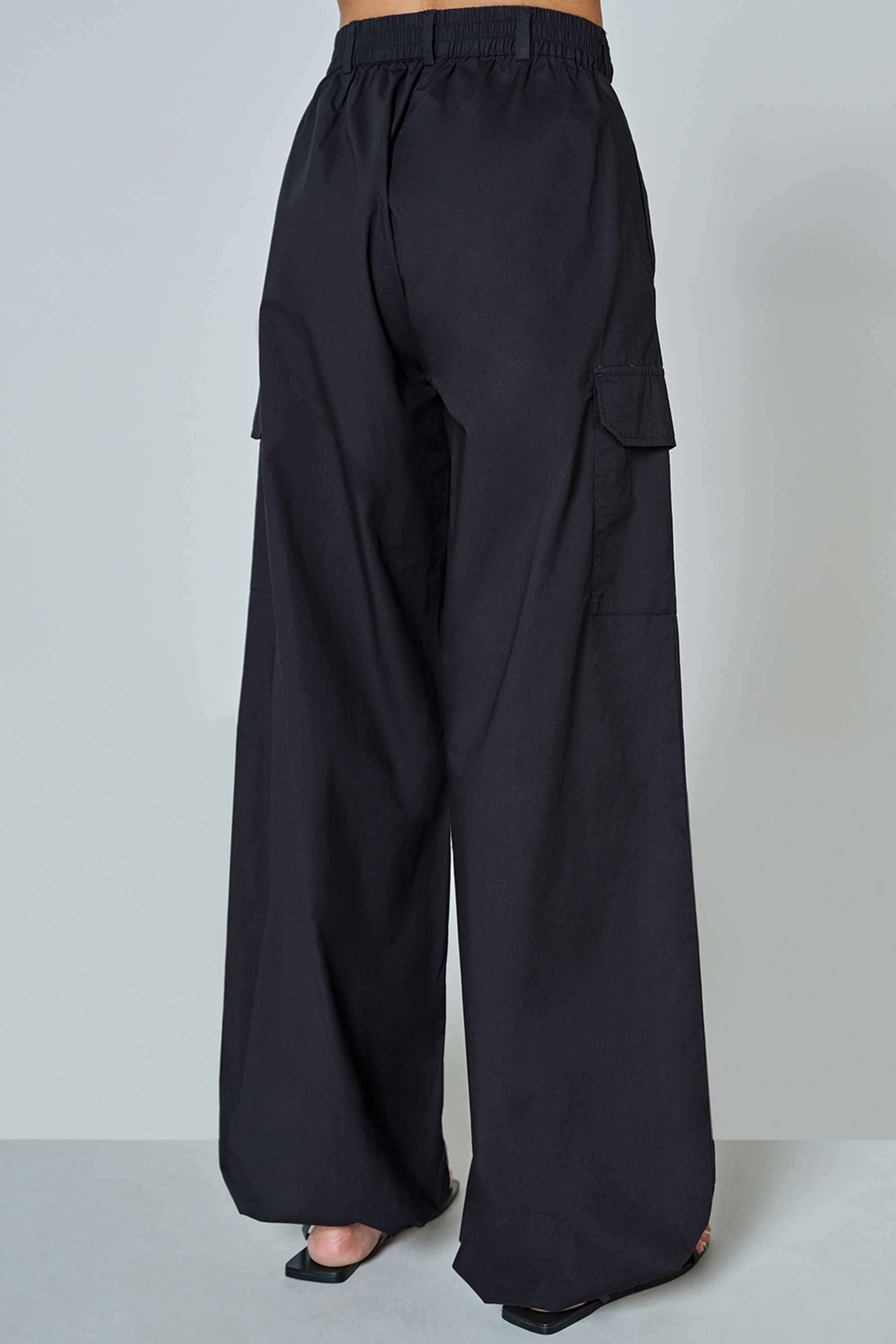 Solid-Relaxed-Fit-Cotton-Women-s-Formal-Wear-Pants