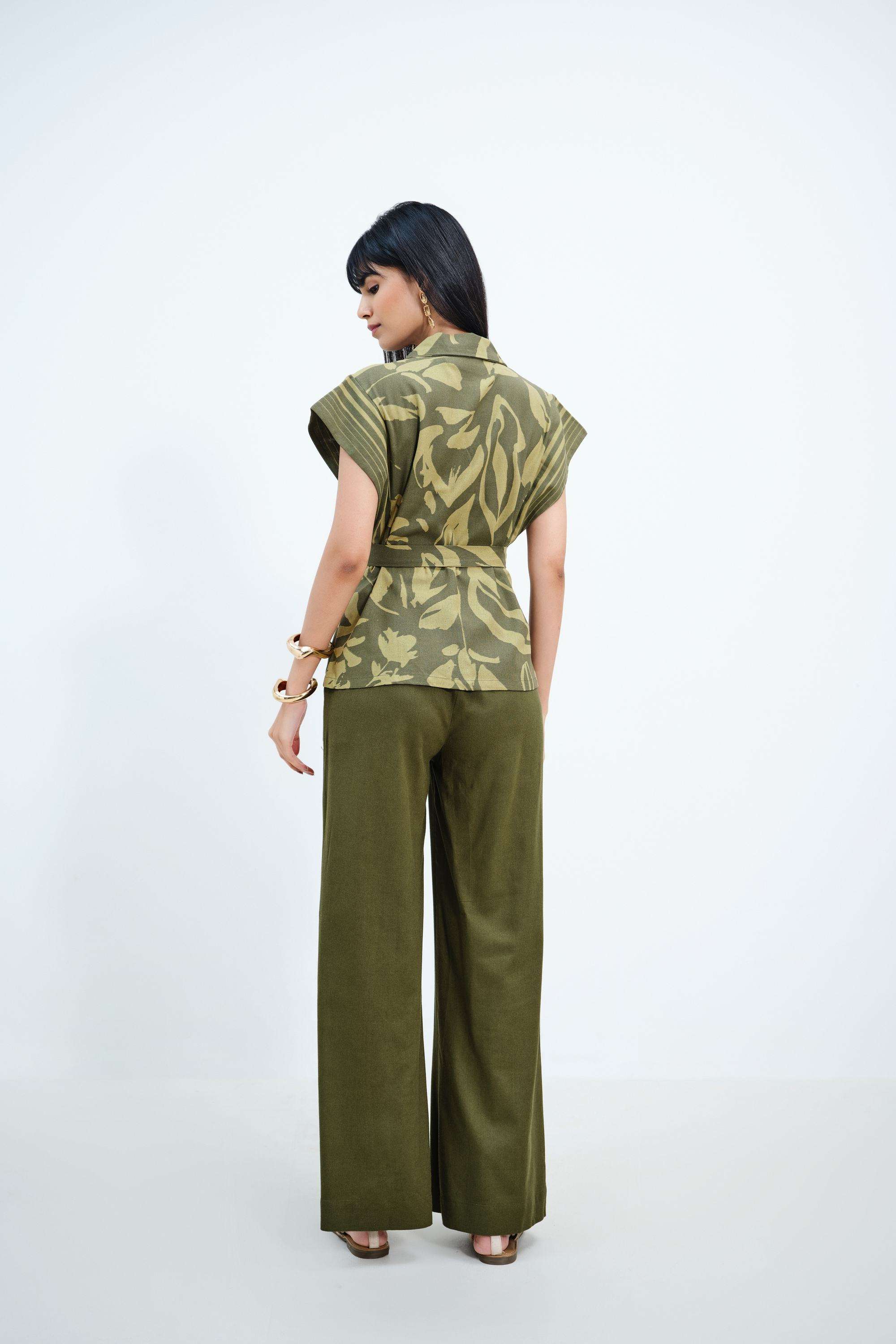 Textured-Blended-Fabric-Women-s-Festive-Wear-Co-Ord-Set