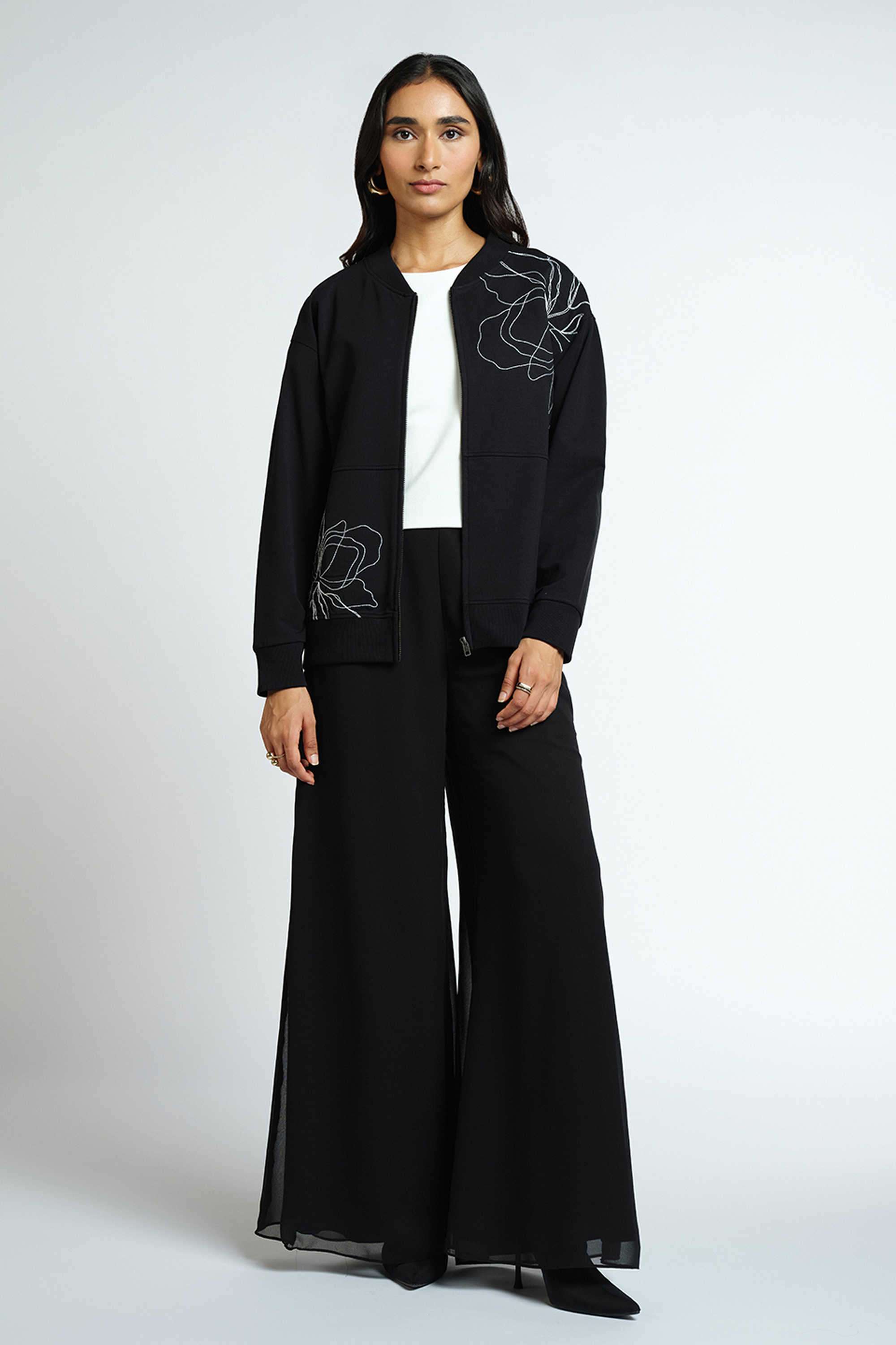 Solid-Round-Neck-Cotton-Women-Winter-Wear-Jacket