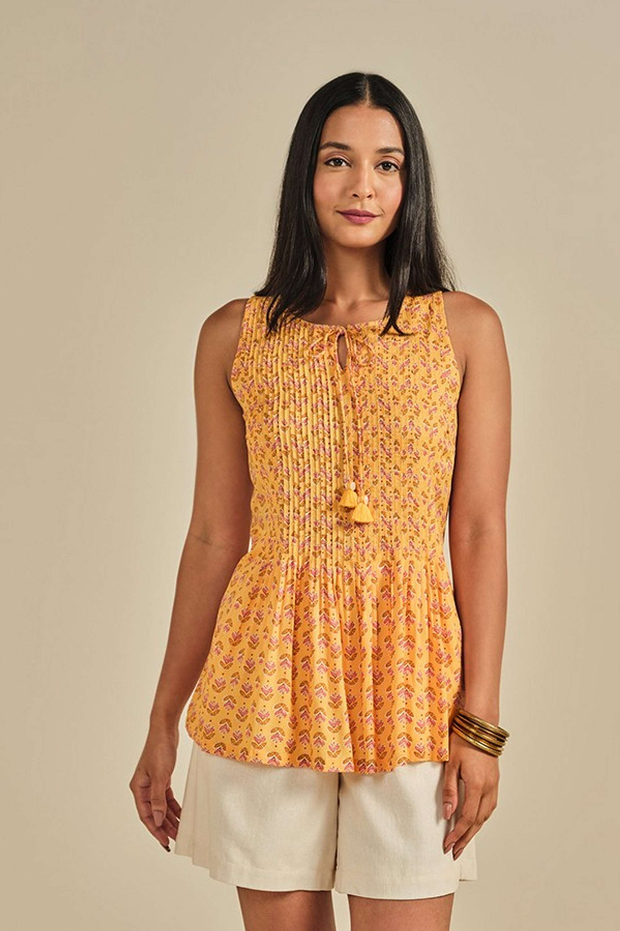 Floral-Modal-Round-Neck-Women-s-Top