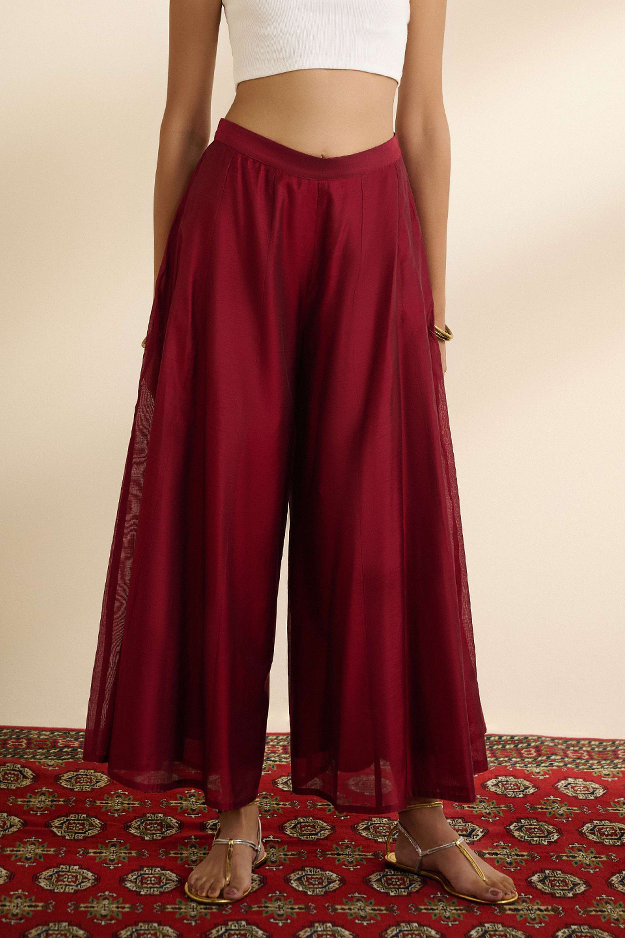 Solid-Viscose-Women-s-Shararas