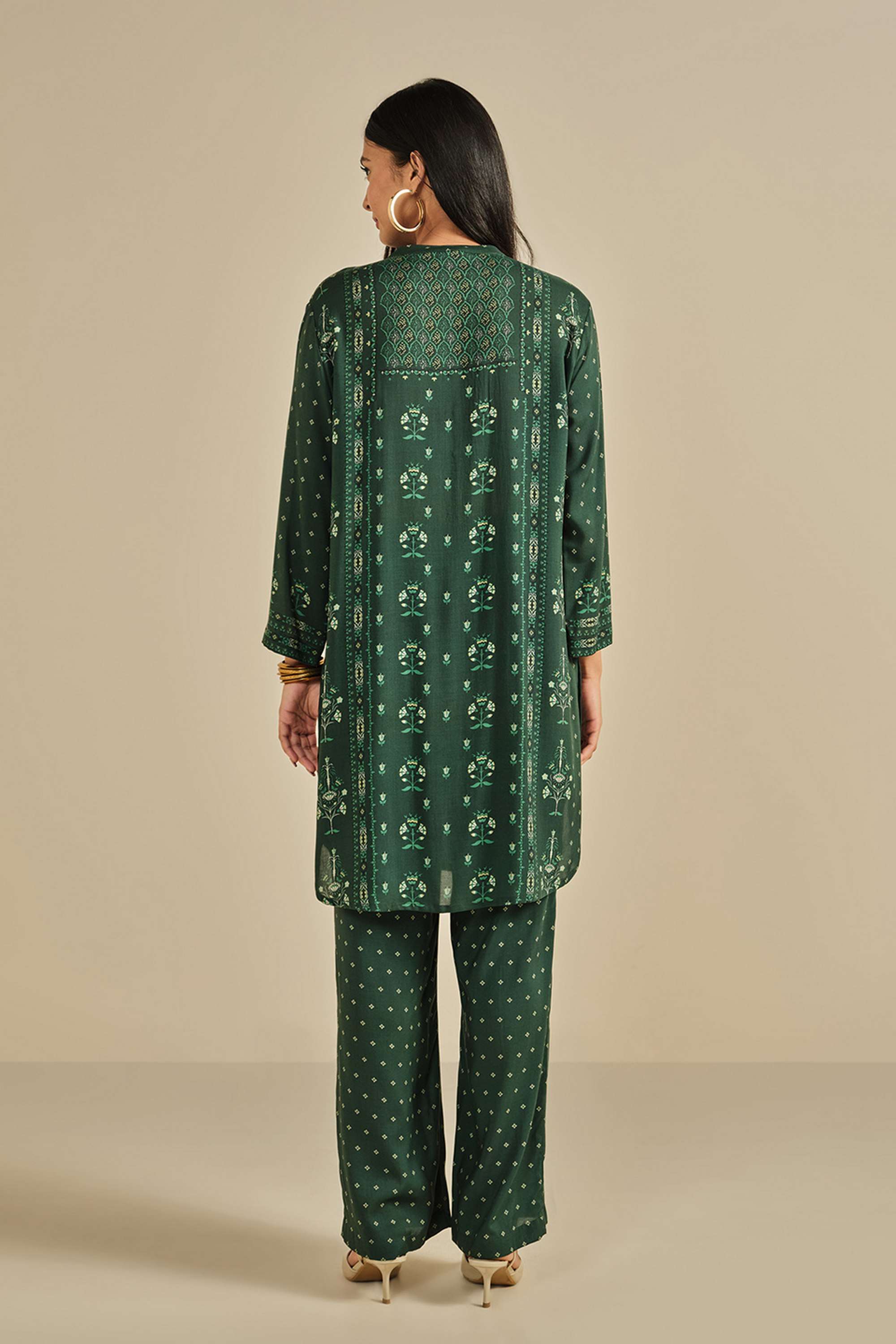 Floral-Full-Length-Modal-Woven-Women-s-Co-Ord-Set