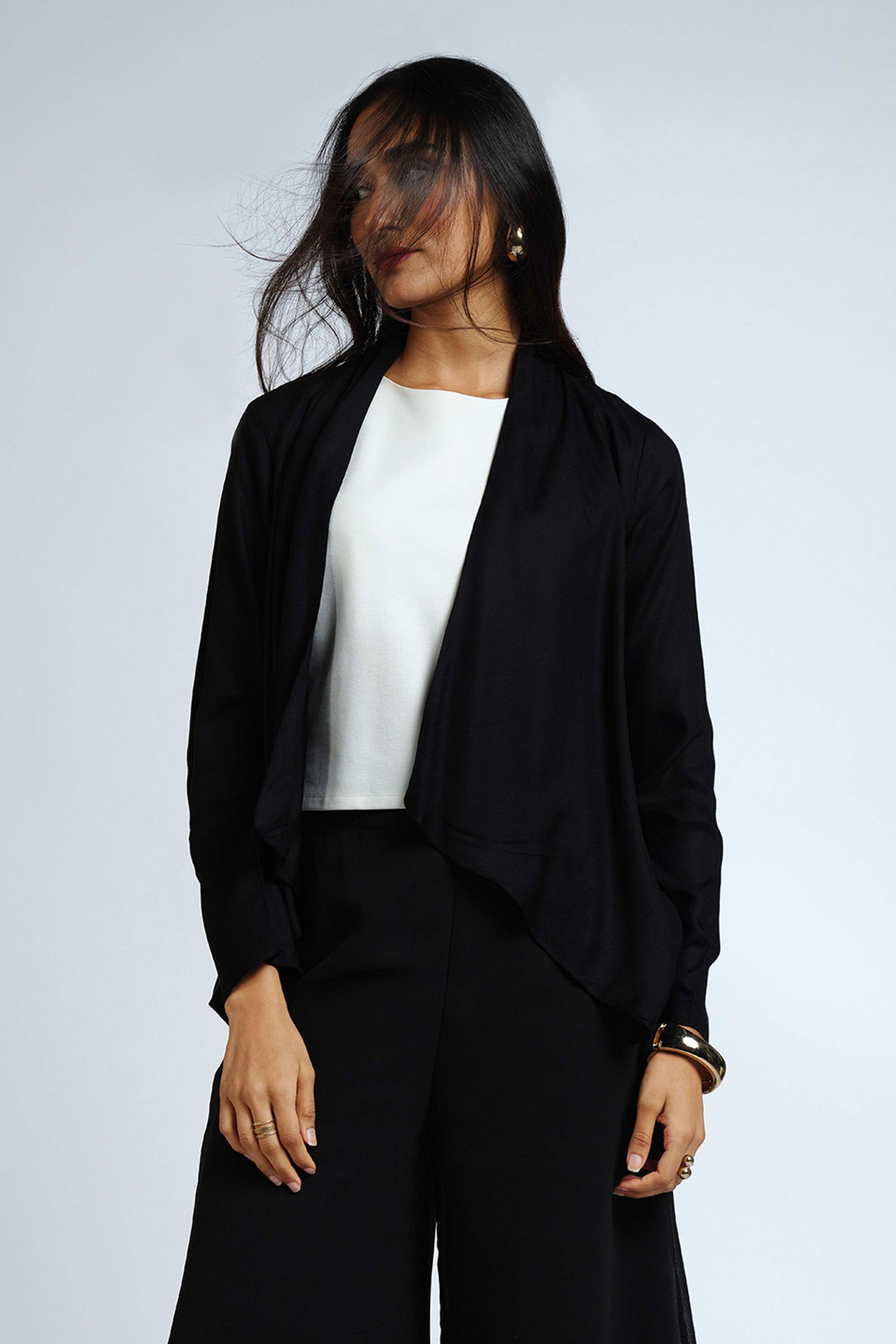 Solid-Viscose-Relaxed-Fit-Women-s-Shrug