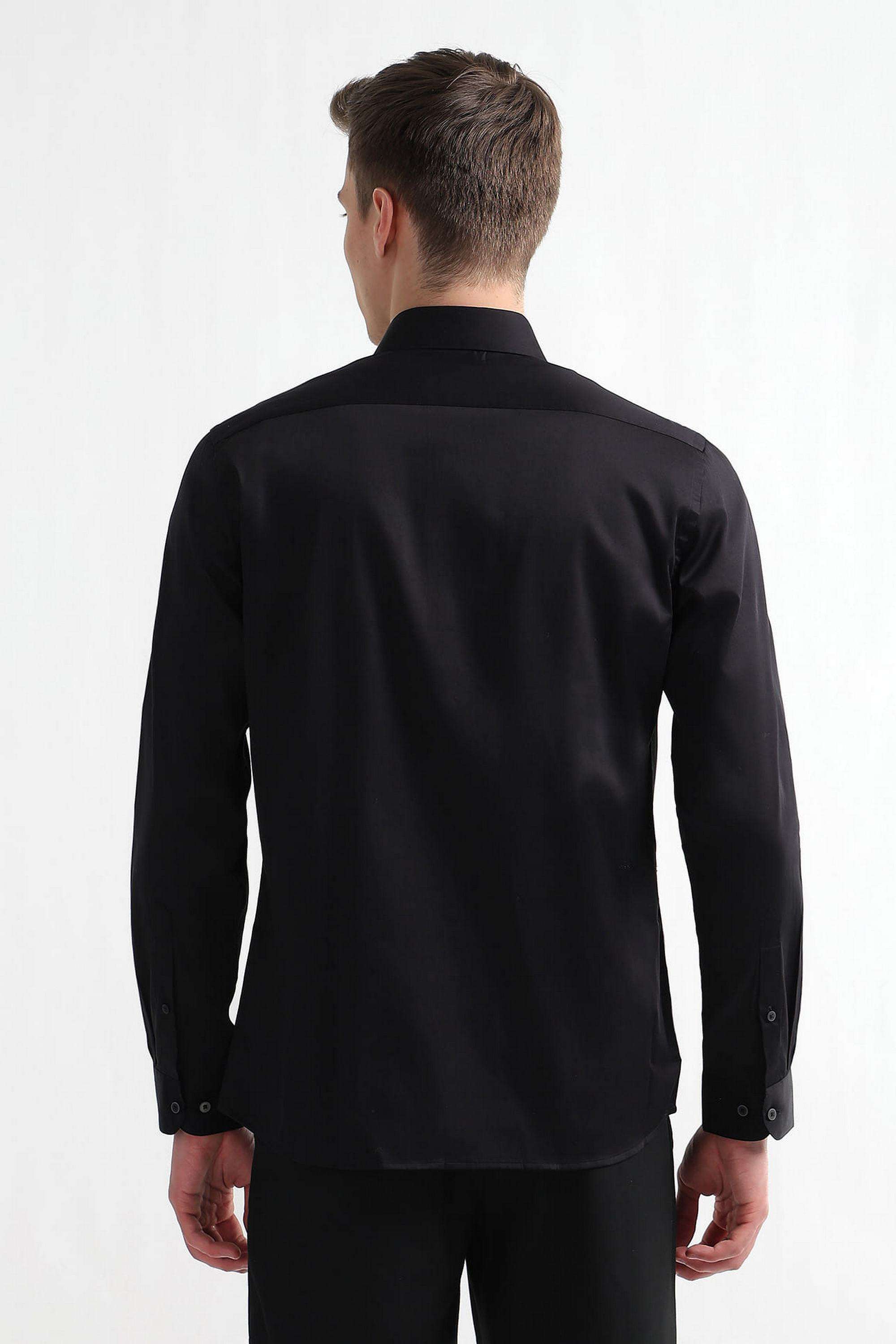 Solid-Cotton-Slim-Fit-Men-s-Shirt