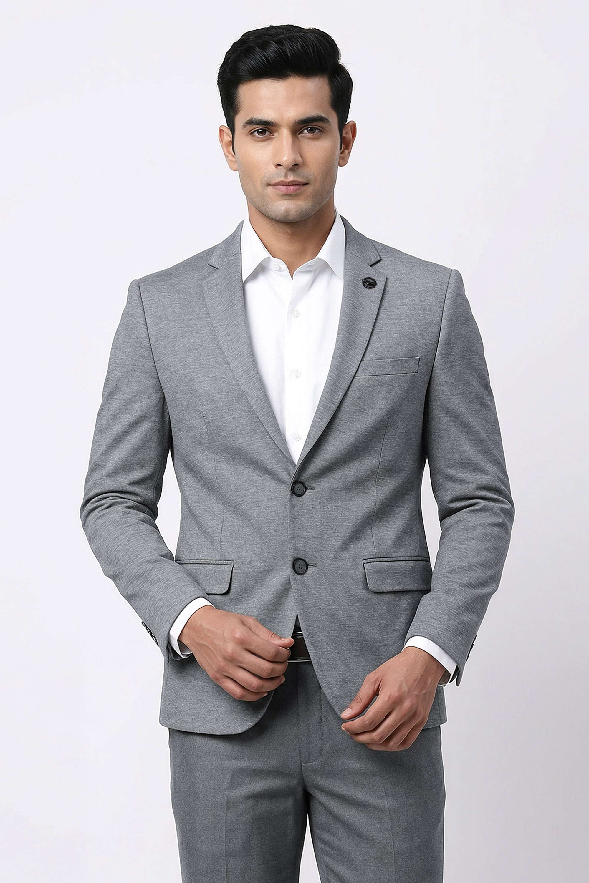 Solid-Cotton-Blend-Slim-Fit-Men-s-Formal-Wear-Jacket