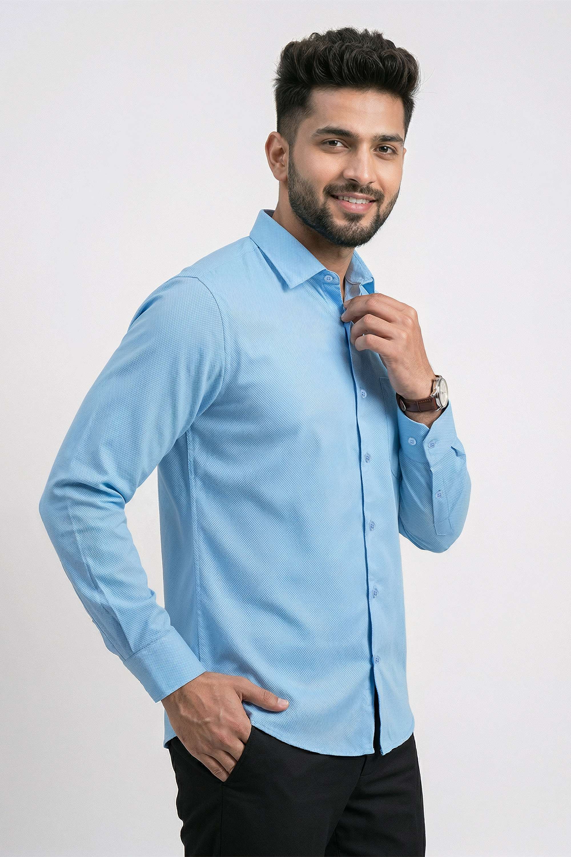 Solid-Cotton-Regular-Fit-Men-s-Formal-Wear-Shirt