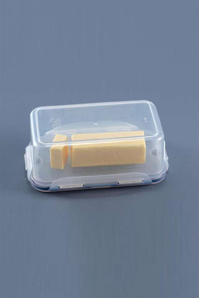 Classics-Small-Flat-Rectangular-Food-Container-With-Tray---Butter-Case